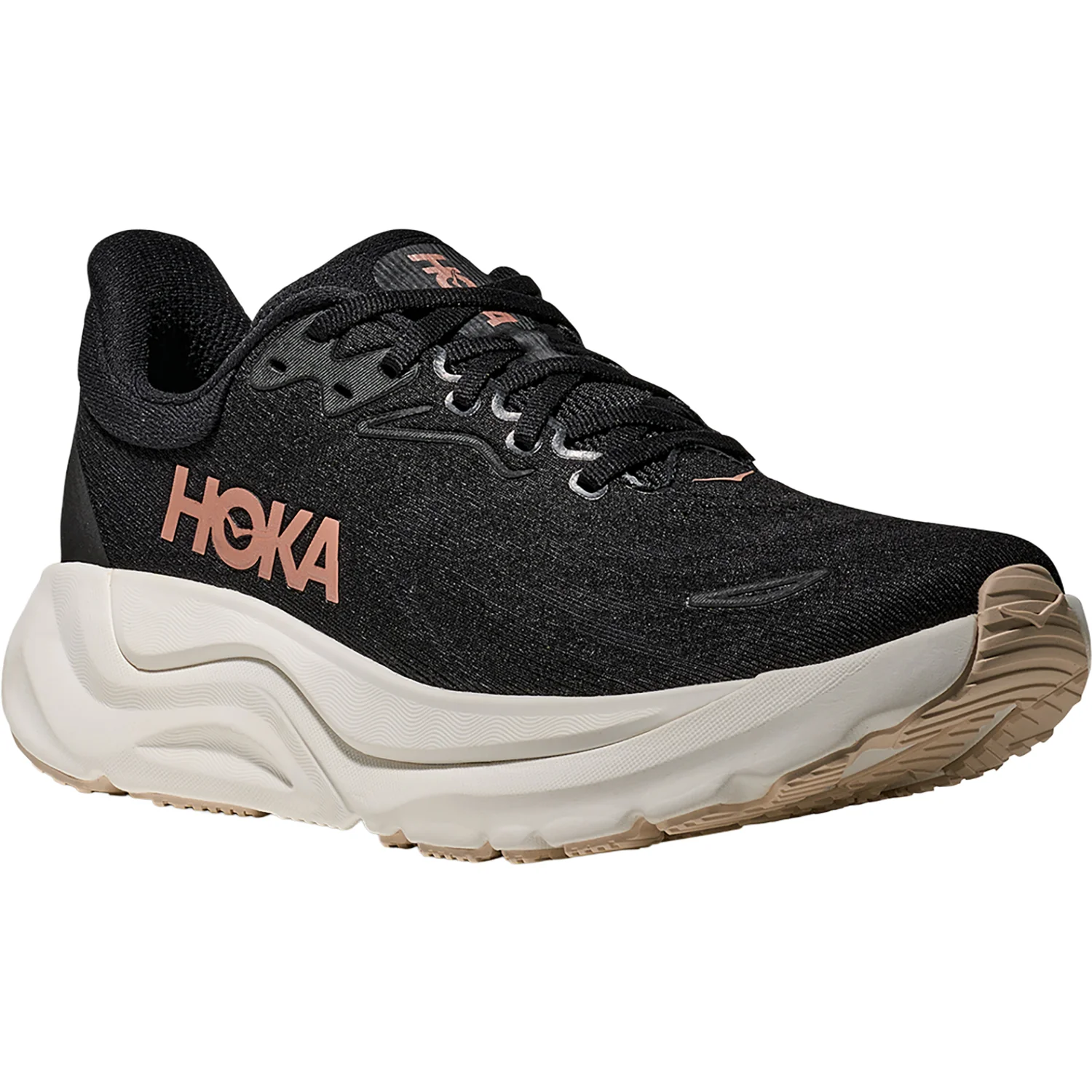Hoka Arahi 8 (Stability Support) Women's Athletic Shoes Black/Rose Gold - Image 5