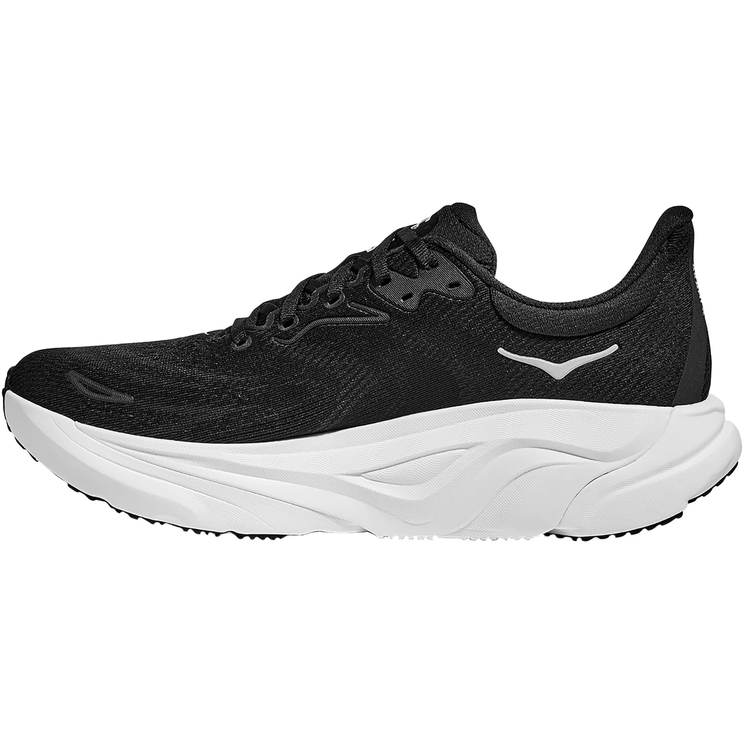 Hoka Arahi 8 (Stability Support) Women's Athletic Shoes Black/White - Image 3