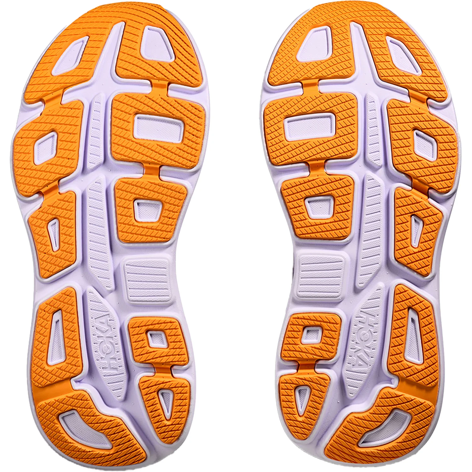 Hoka Bondi 9 (Neutral Support) Women's Athletic Shoes Aster Flower/Starlight Glow Mesh - Image 4