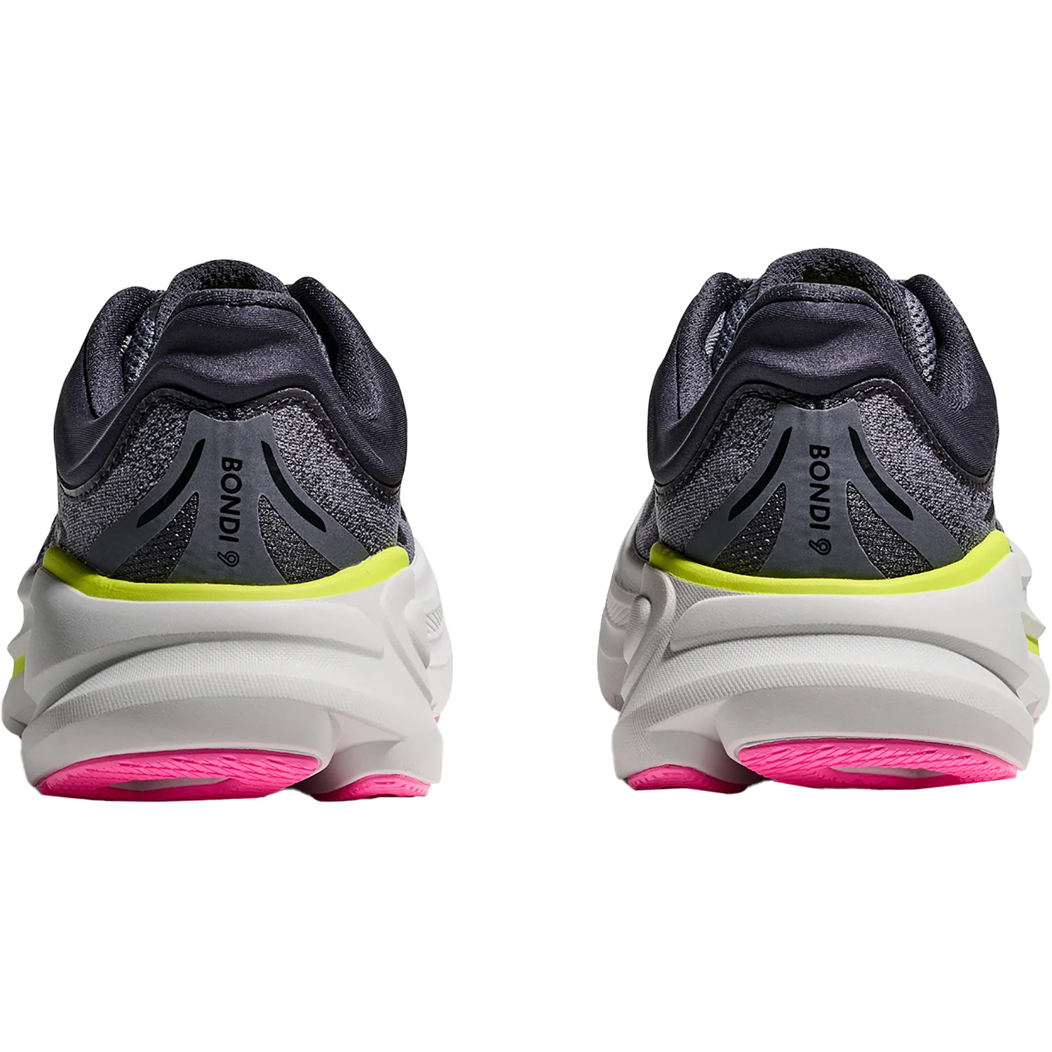 Hoka Bondi 9 (Neutral Support) Women's Athletic Shoes Charcoal Grey/Grey Skies - Image 6