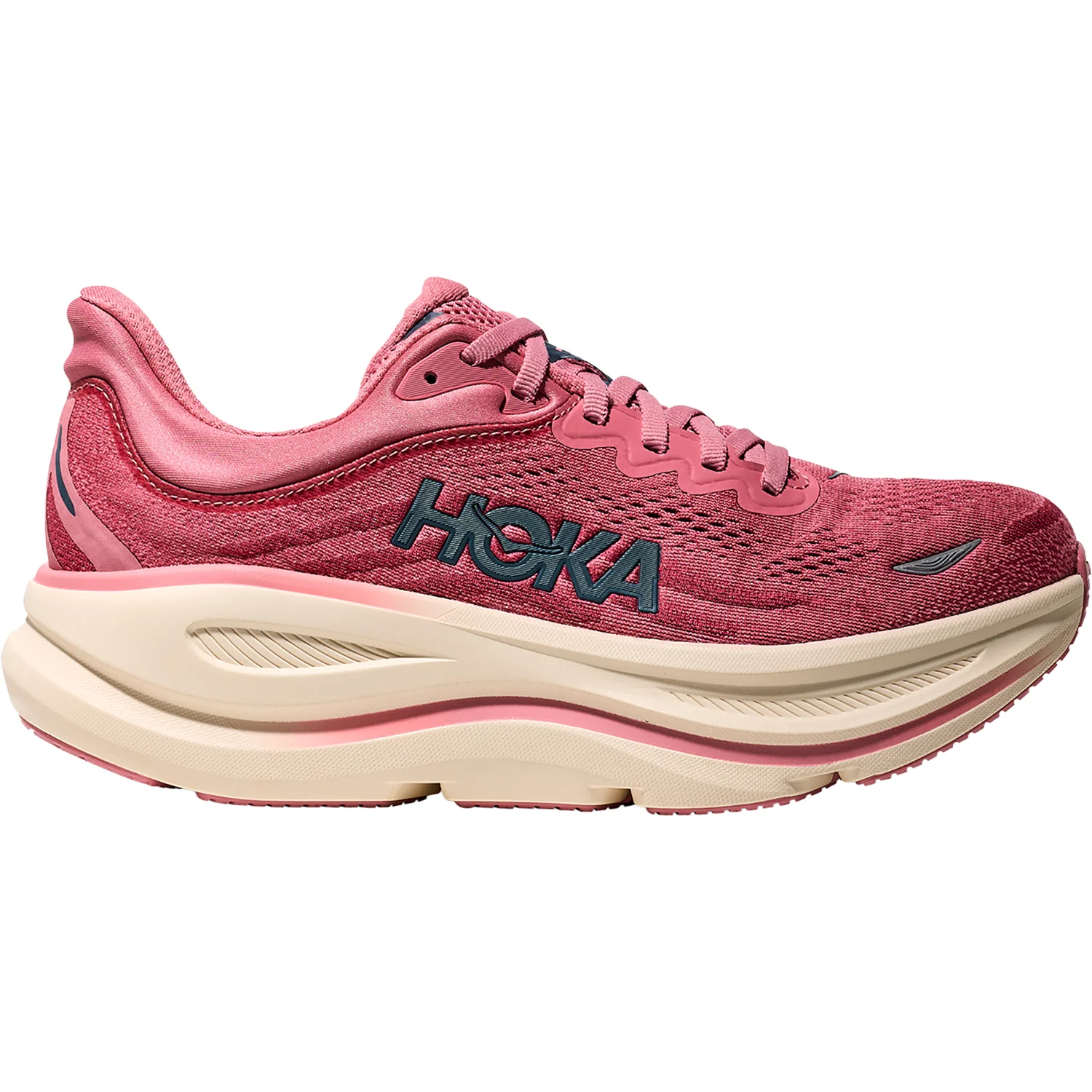 Hoka Bondi 9 (Neutral Support) Women's Athletic Shoes Lingonberry/Cranberry