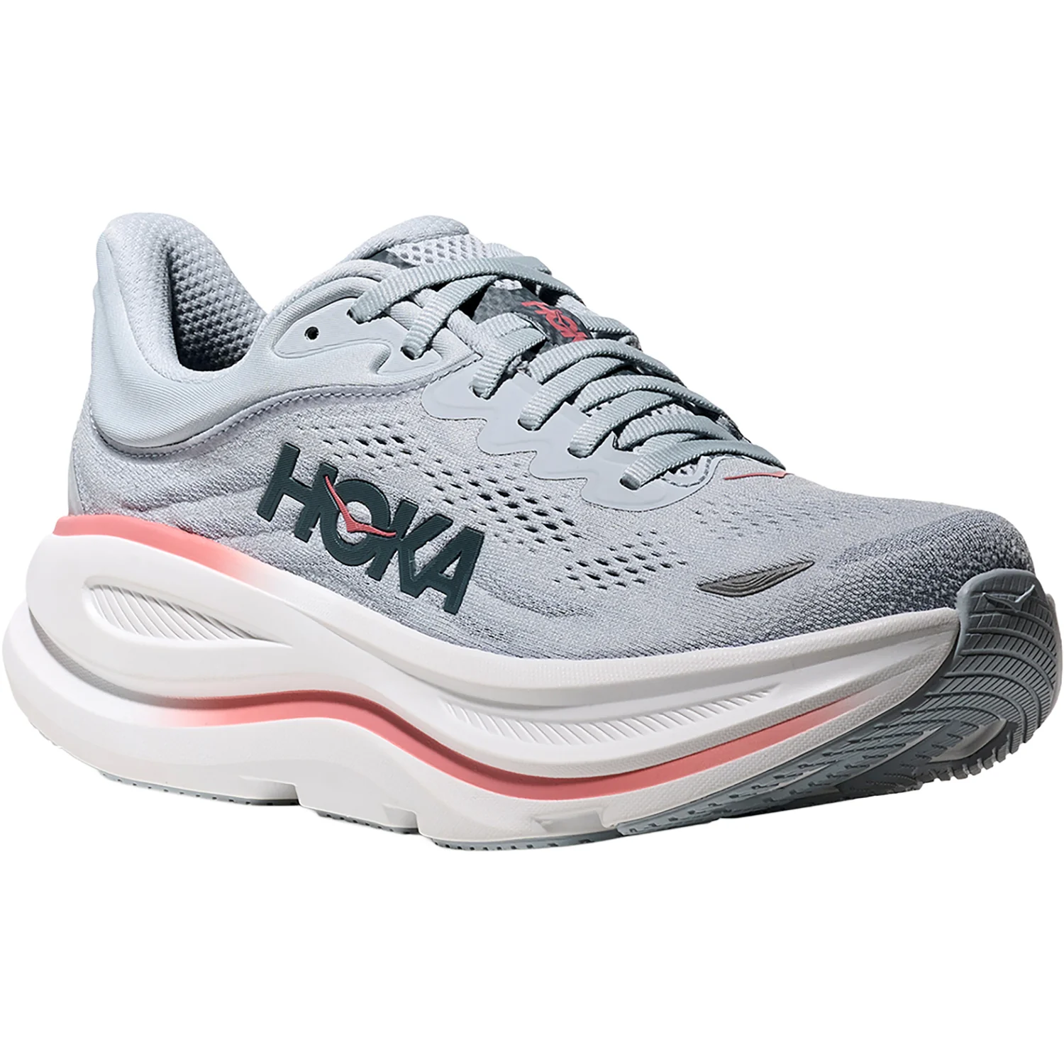Hoka Bondi 9 (Neutral Support) Women's Athletic Shoes Mineral Blue/Washed Blue - Image 5