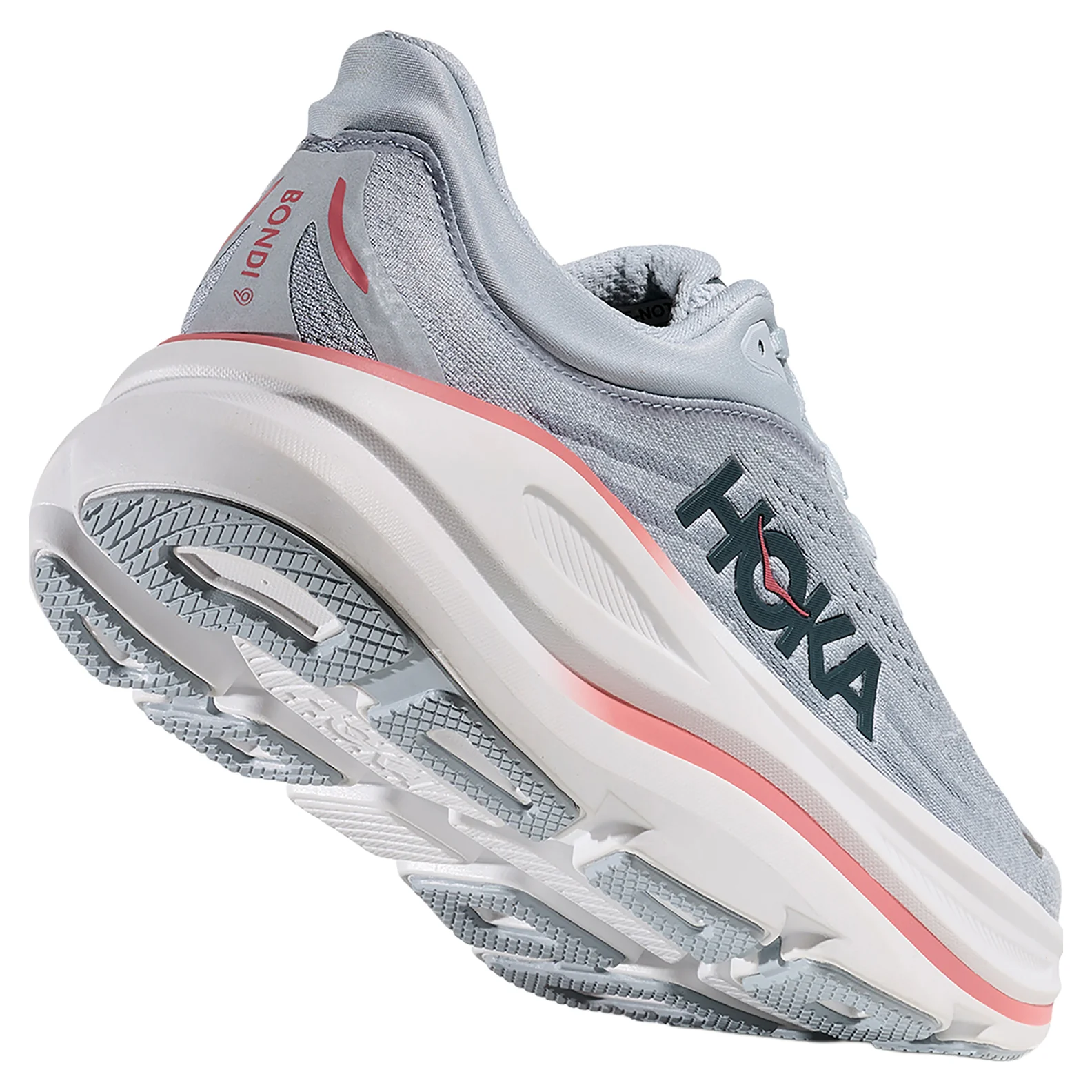 Hoka Bondi 9 (Neutral Support) Women's Athletic Shoes Mineral Blue/Washed Blue - Image 7