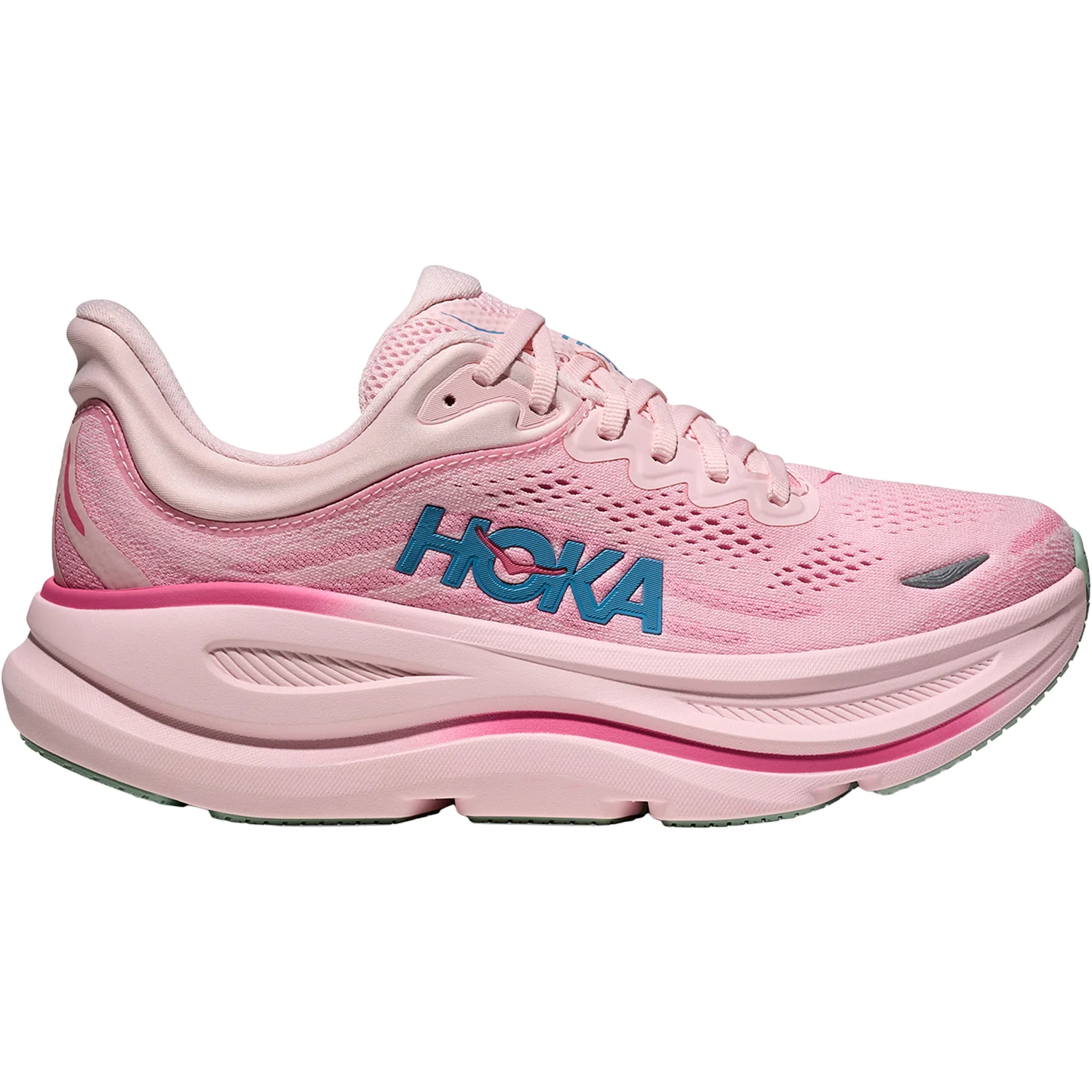 Hoka Bondi 9 (Neutral Support) Women's Athletic Shoes Rose Tea/Petal