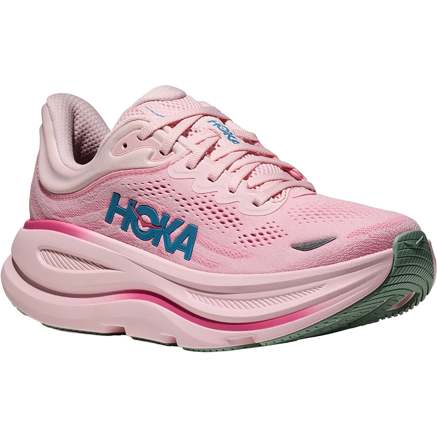 Hoka Bondi 9 (Neutral Support) Women's Athletic Shoes Rose Tea/Petal - Image 5
