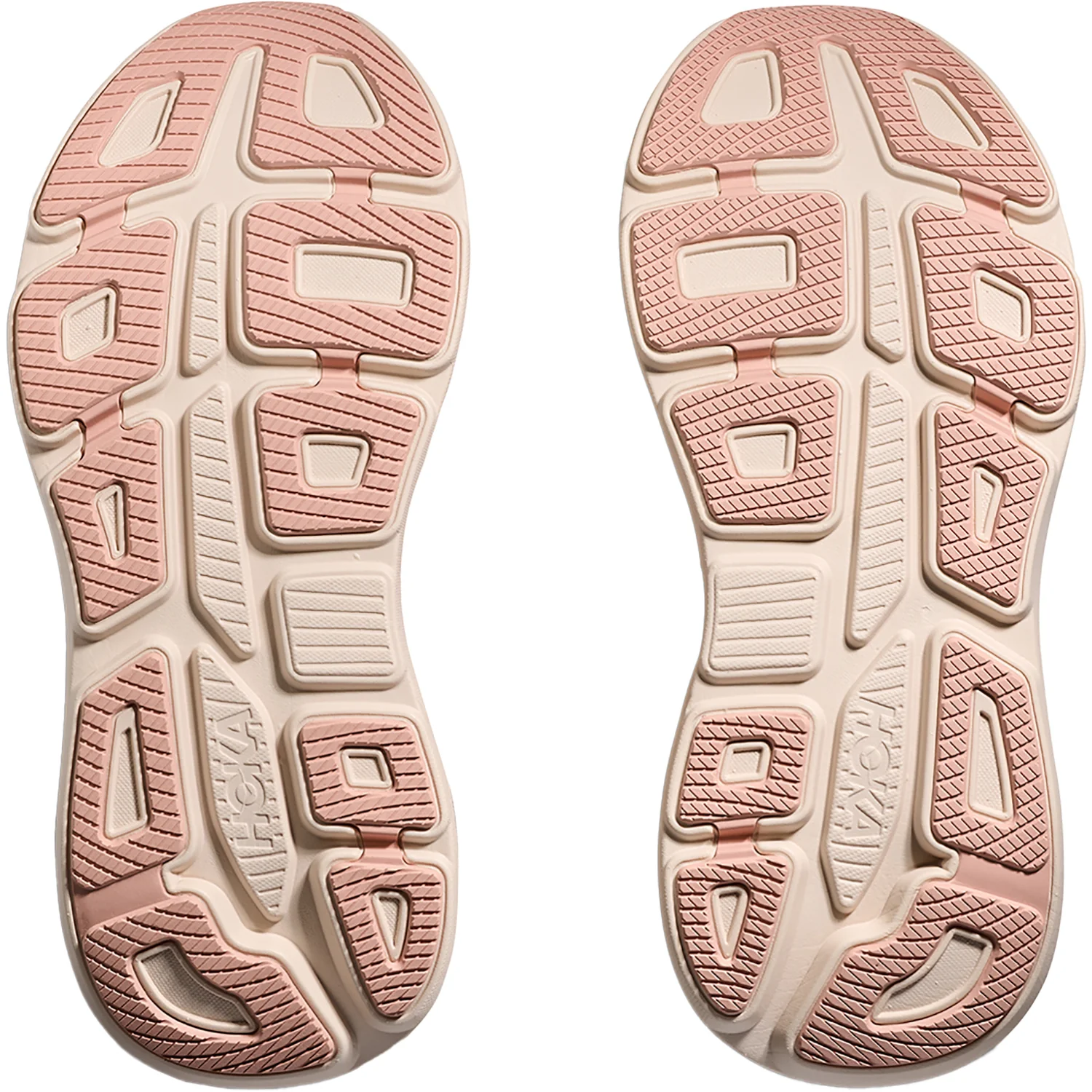 Hoka Bondi 9 (Neutral Support) Women's Athletic Shoes Rose Latte/Rose Cream - Image 4