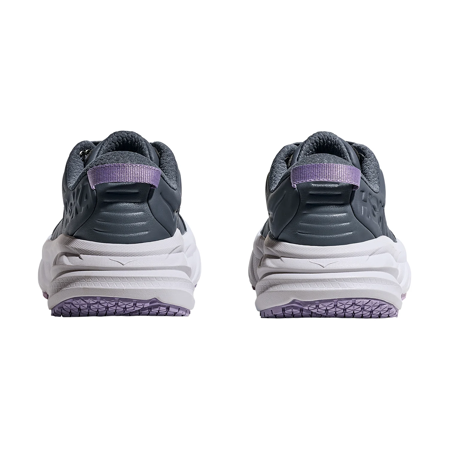 Hoka Bondi SR (Neutral Support) Women's Athletic Shoes Faded Navy/Berry Patch - Image 6