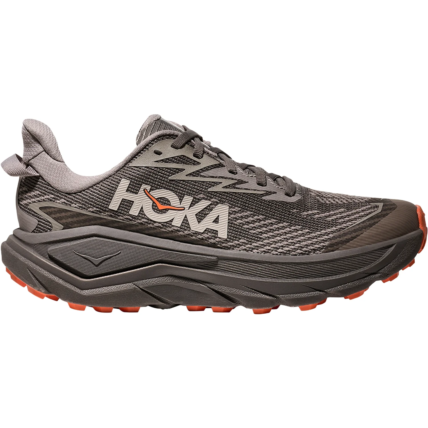 Hoka Challenger 8 GTX (Neutral Support) Women's Athletic Shoes Trail Hiking Shoes Cement/Gravel