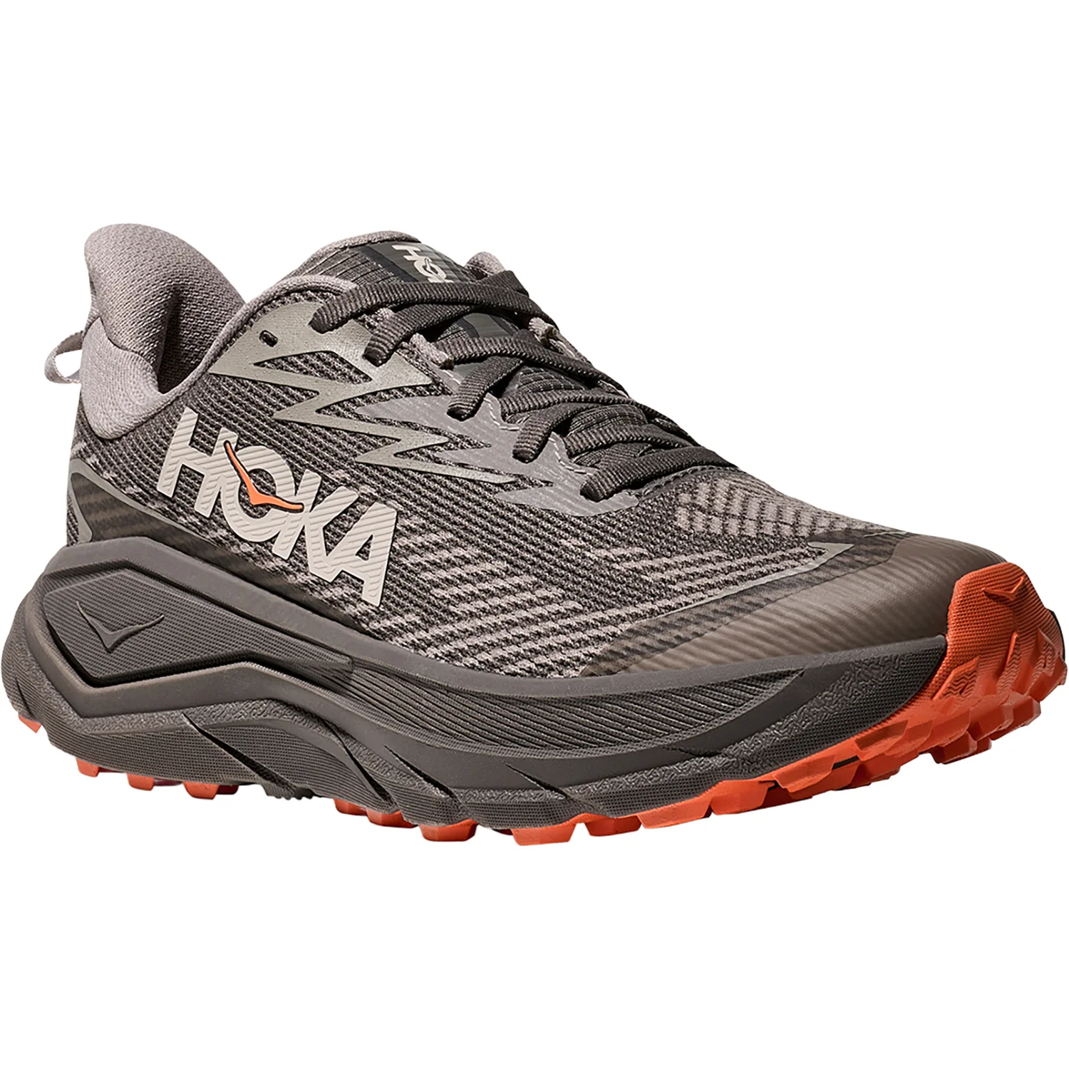 Hoka Challenger 8 GTX (Neutral Support) Women's Athletic Shoes Trail Hiking Shoes Cement/Gravel - Image 5
