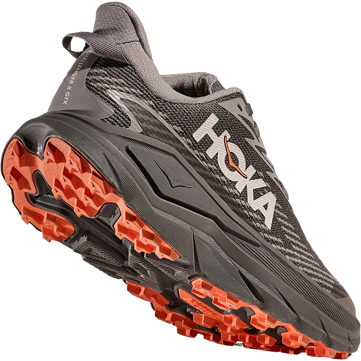 Hoka Challenger 8 GTX (Neutral Support) Women's Athletic Shoes Trail Hiking Shoes Cement/Gravel - Image 7