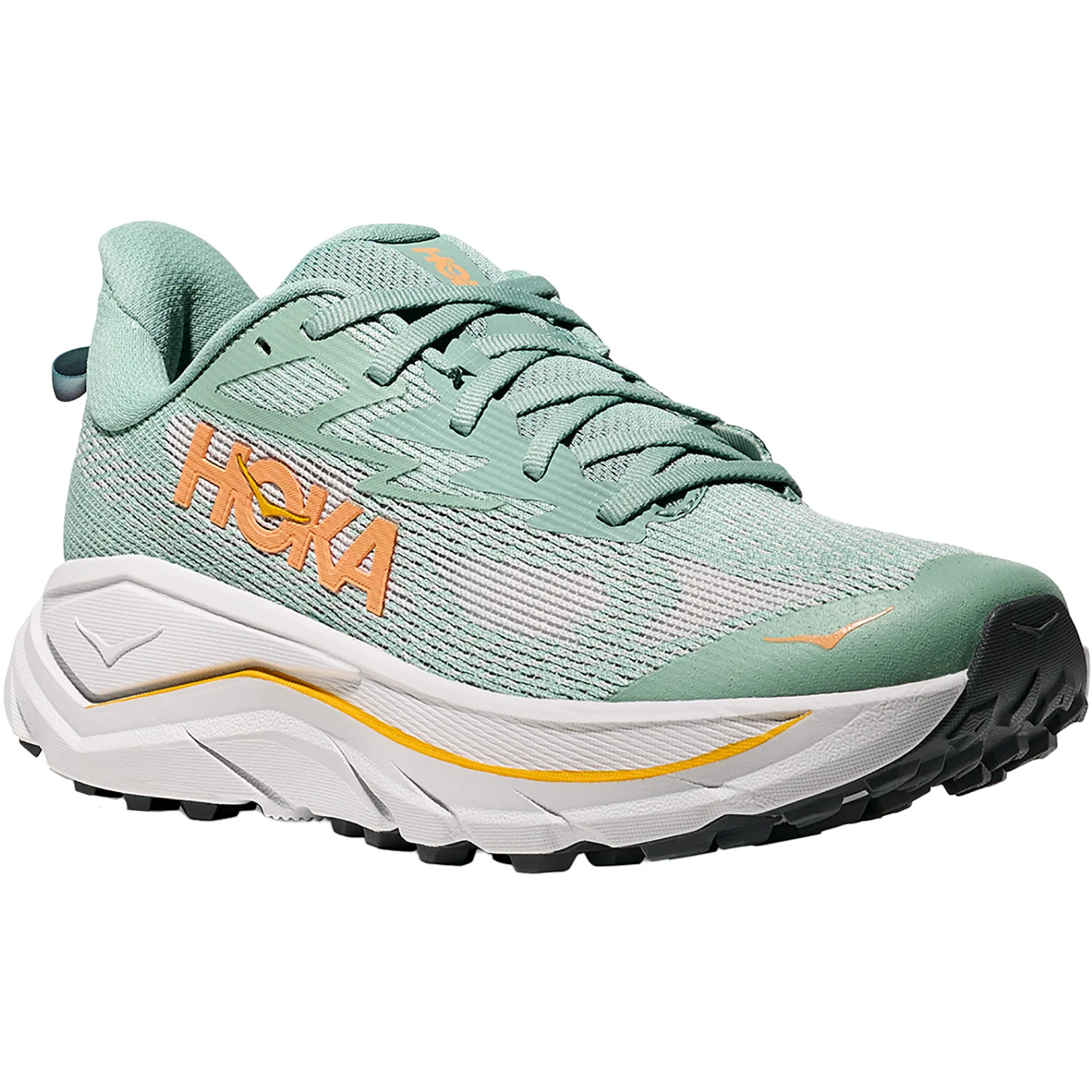Hoka Challenger 8 Women's Athletic Shoes Jade/Cosmic Grey - Image 5