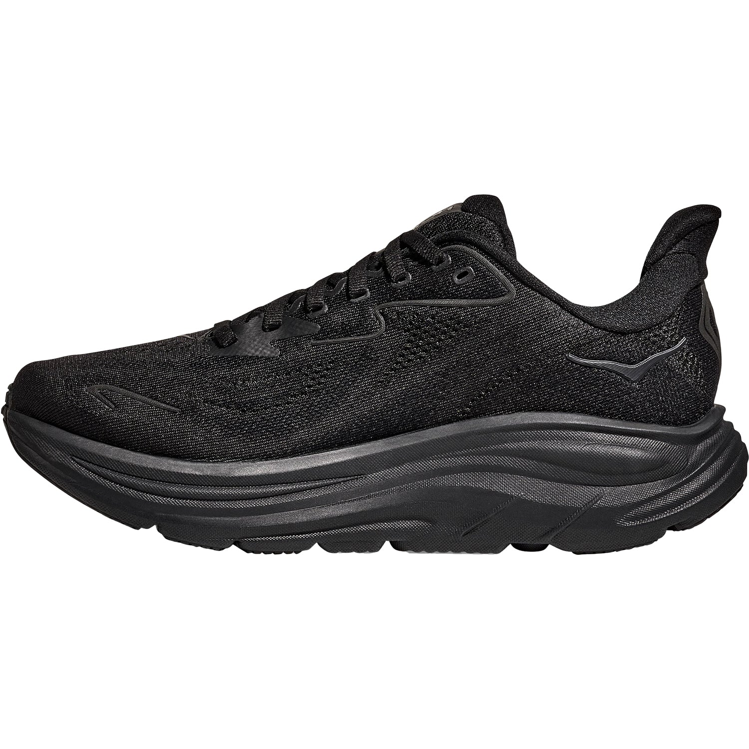 Hoka Clifton 10 (Neutral Support) Women's Athletic Shoes Black/Black - Image 3