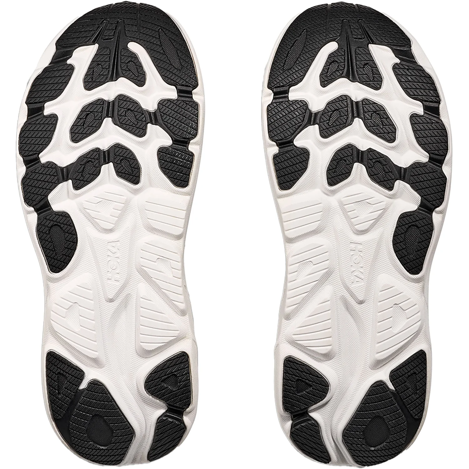 Hoka Clifton 10 (Neutral Support) Women's Athletic Shoes Black/White - Image 4