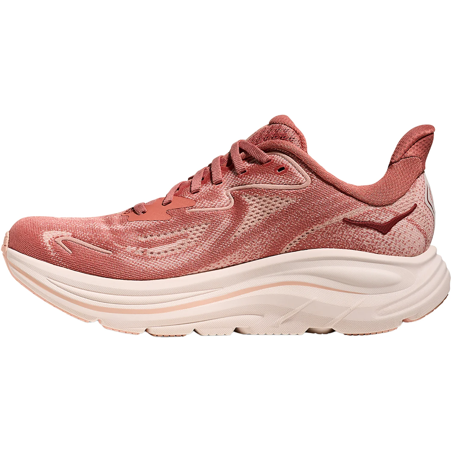 Hoka Clifton 10 (Neutral Support) Women's Athletic Shoes Blush/Rose Latte - Image 3