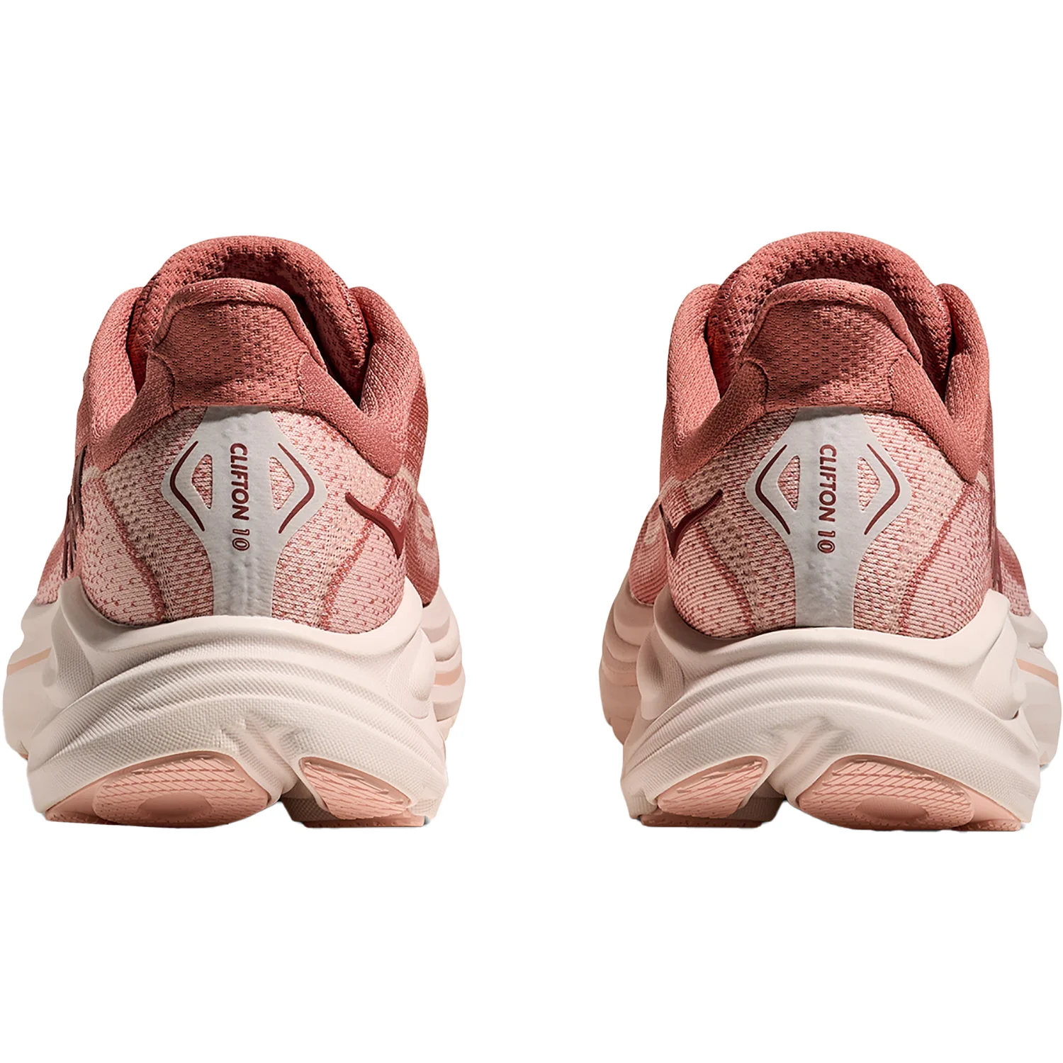 Hoka Clifton 10 (Neutral Support) Women's Athletic Shoes Blush/Rose Latte - Image 6