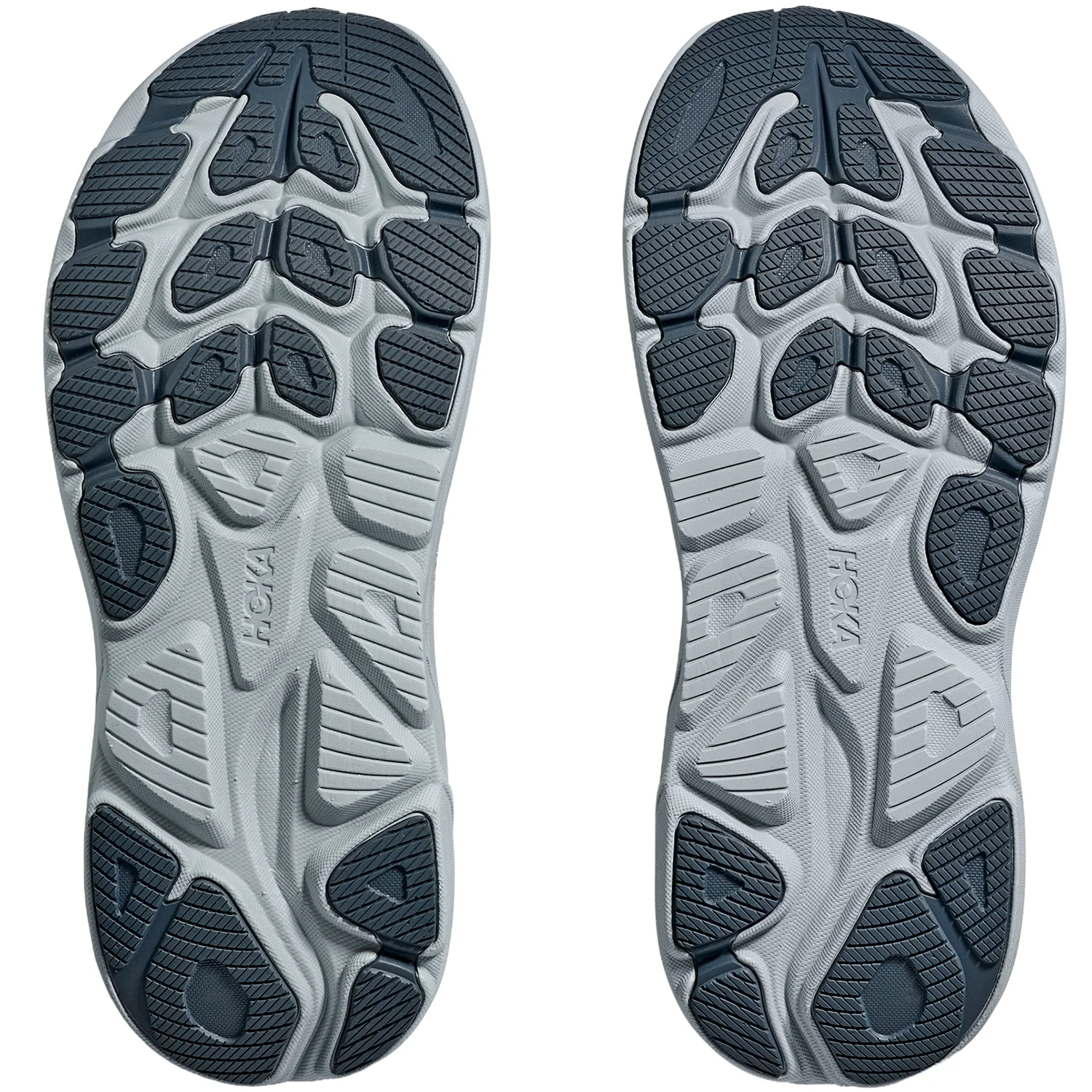 Hoka Clifton 10 (Neutral Support) Women's Athletic Shoes Grout/Mineral Blue - Image 4
