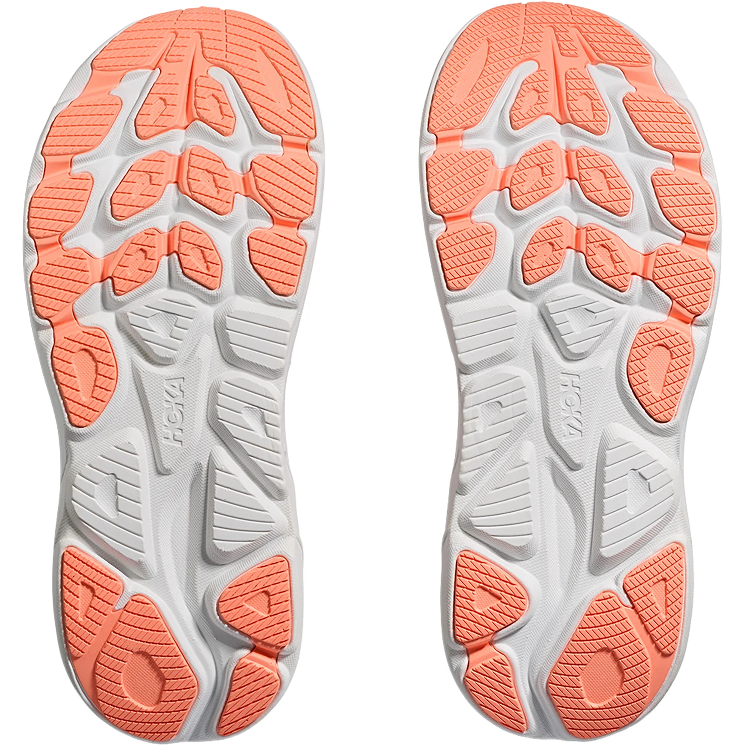 Hoka Clifton 10 Lilac Cream/Tangerine Glow (Neutral Support) Women's Athletic Shoes L:ilac Cream/Tangerine Glow - Image 4
