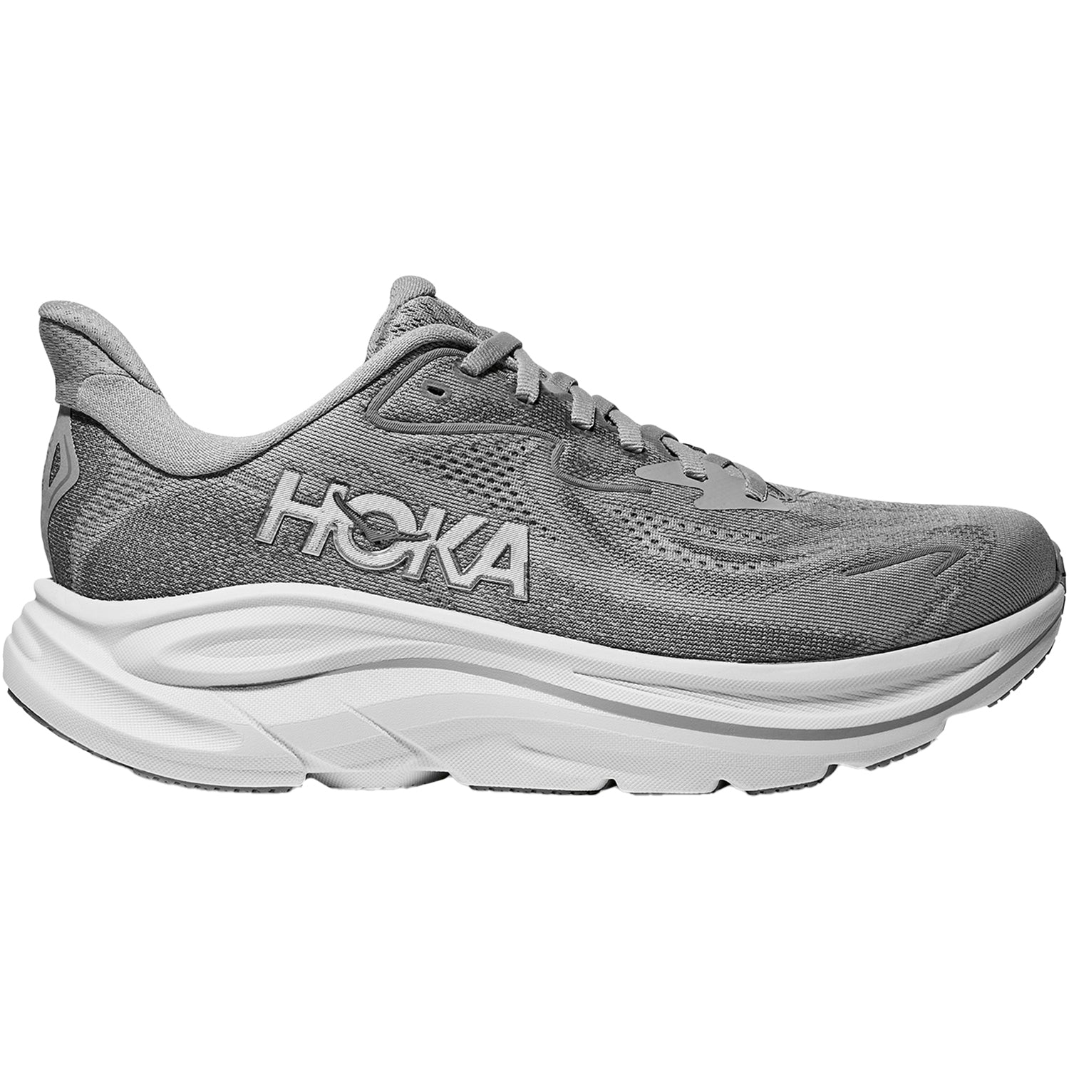 Hoka Clifton 10 (Neutral Support) Women's Athletic Shoes Stellar Grey/Galactic Grey