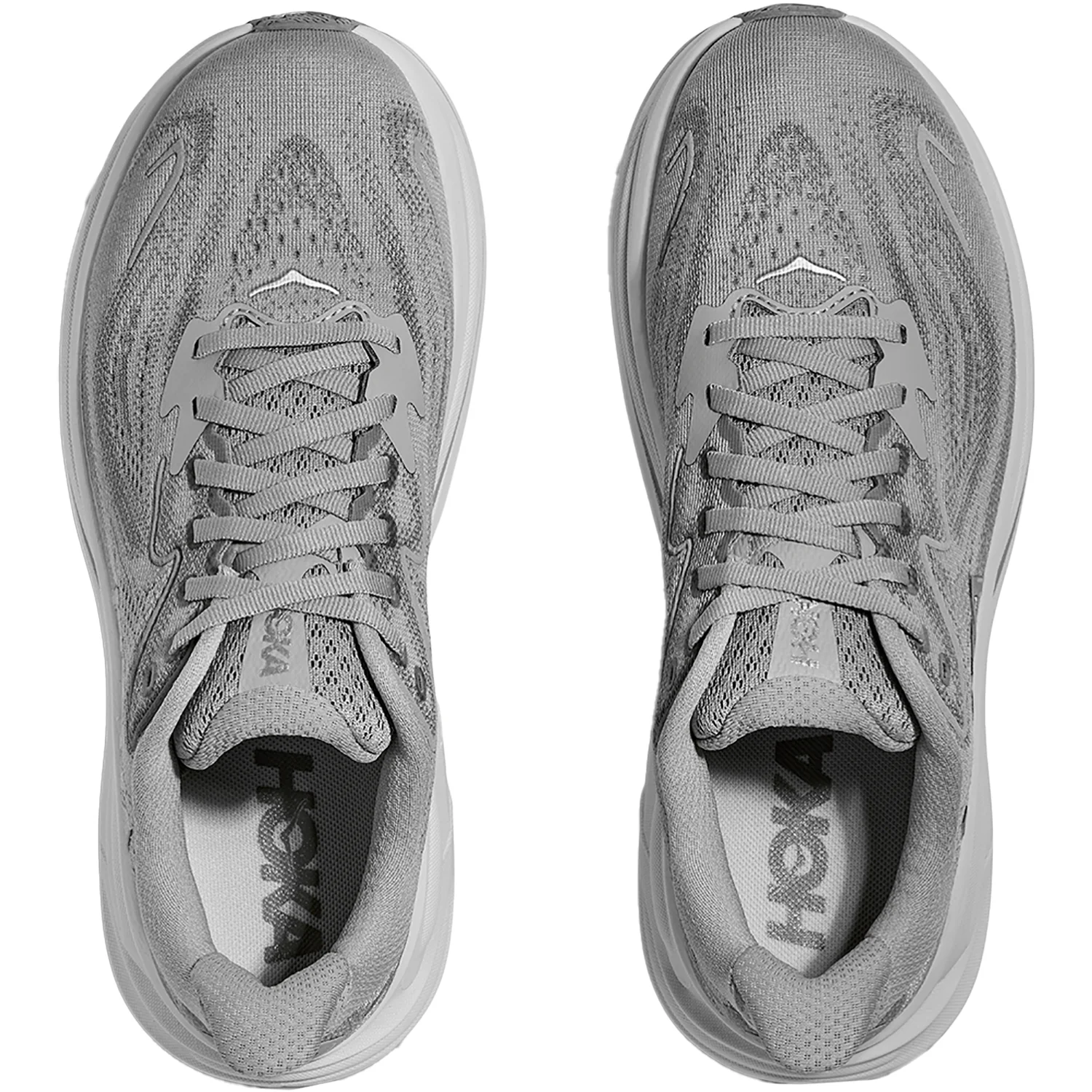 Hoka Clifton 10 (Neutral Support) Women's Athletic Shoes Stellar Grey/Galactic Grey - Image 2