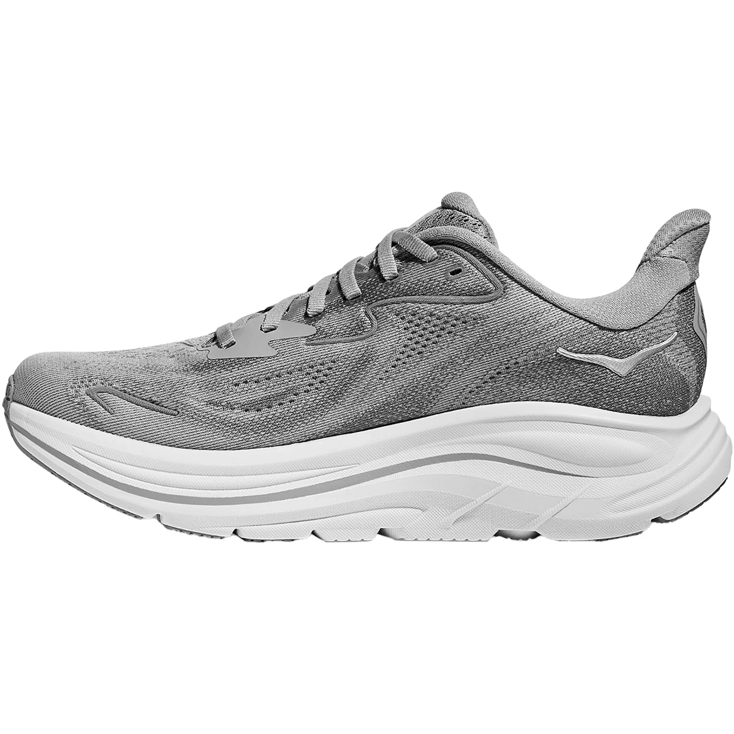 Hoka Clifton 10 (Neutral Support) Women's Athletic Shoes Stellar Grey/Galactic Grey - Image 3