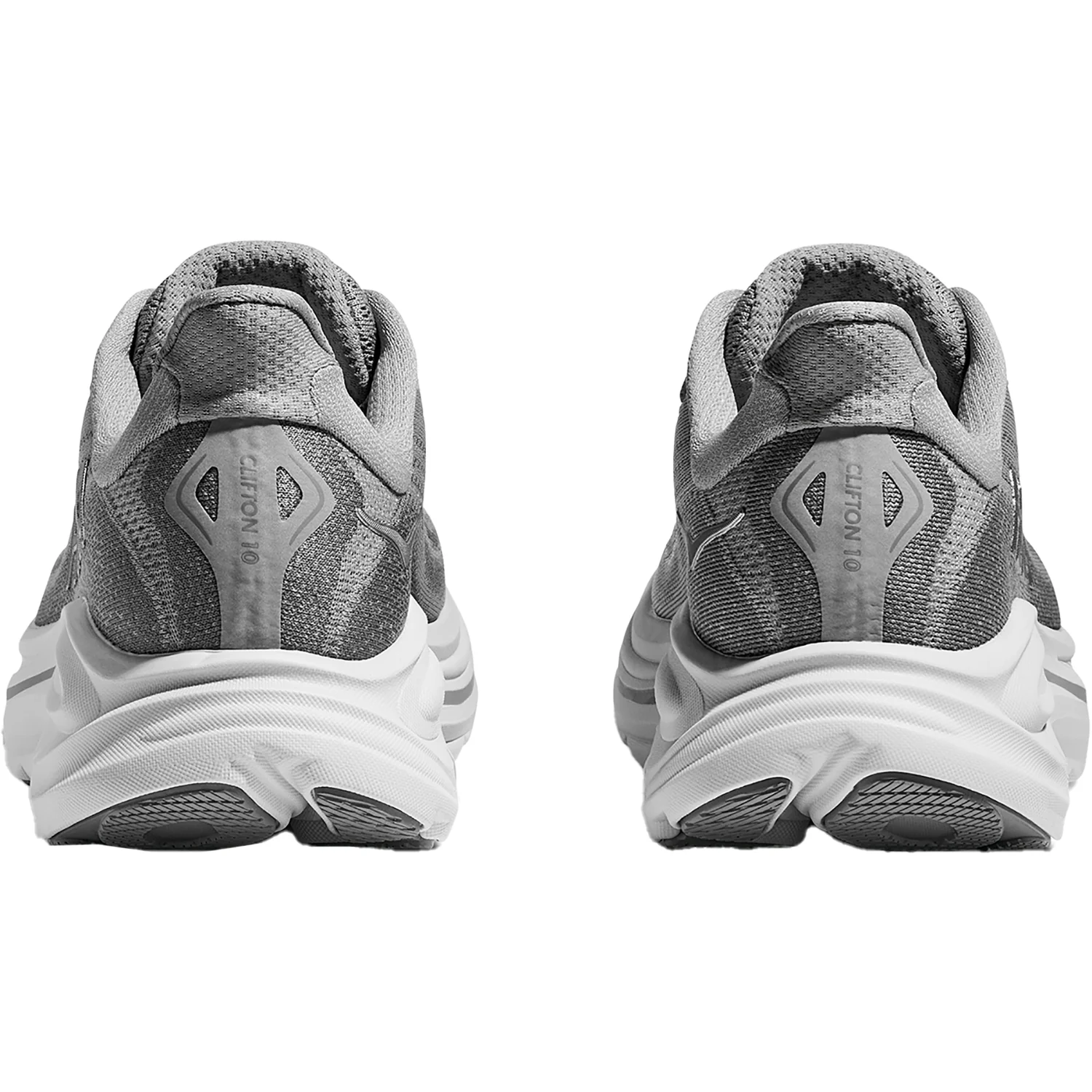 Hoka Clifton 10 (Neutral Support) Women's Athletic Shoes Stellar Grey/Galactic Grey - Image 6