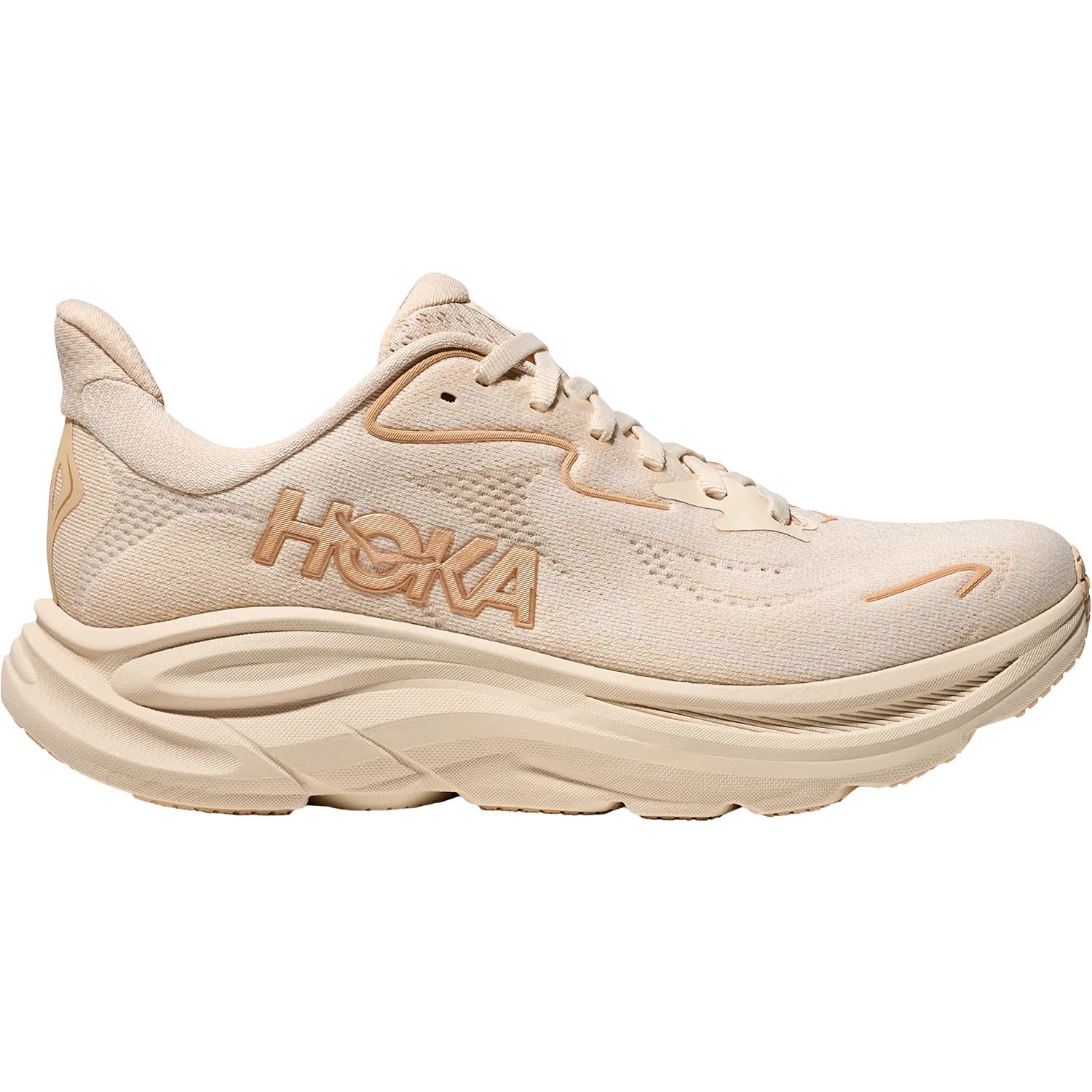 Hoka Clifton 10 (Neutral Support) Women's Athletic Shoes Vanilla/Birch