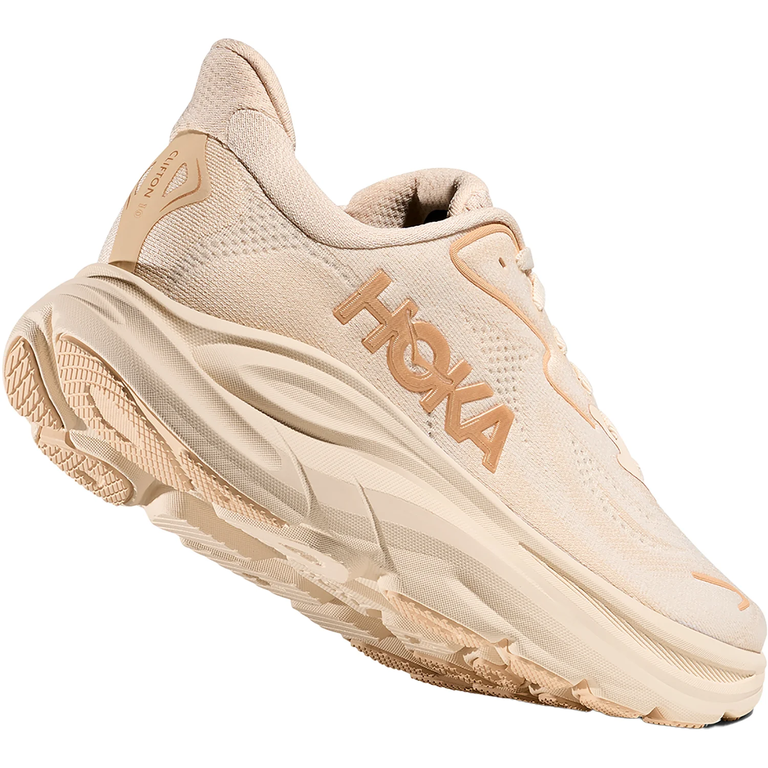 Hoka Clifton 10 (Neutral Support) Women's Athletic Shoes Vanilla/Birch - Image 6