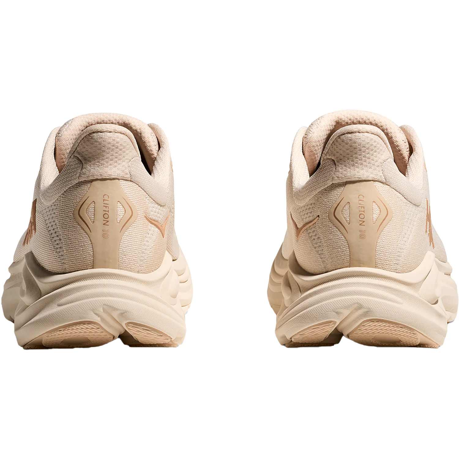 Hoka Clifton 10 (Neutral Support) Women's Athletic Shoes Vanilla/Birch - Image 7