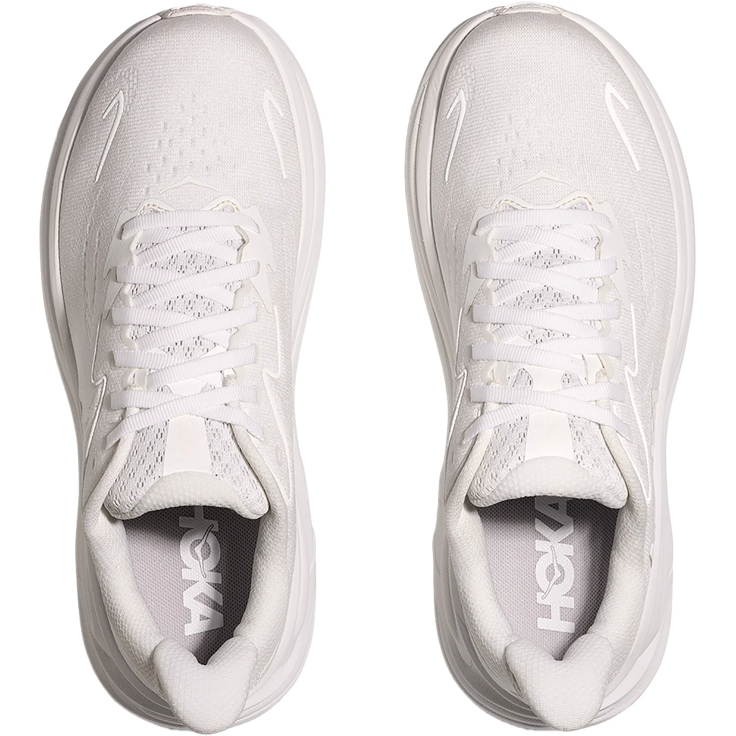 Hoka Clifton 10 (Neutral Support) Women's Athletic Shoes White/White - Image 2