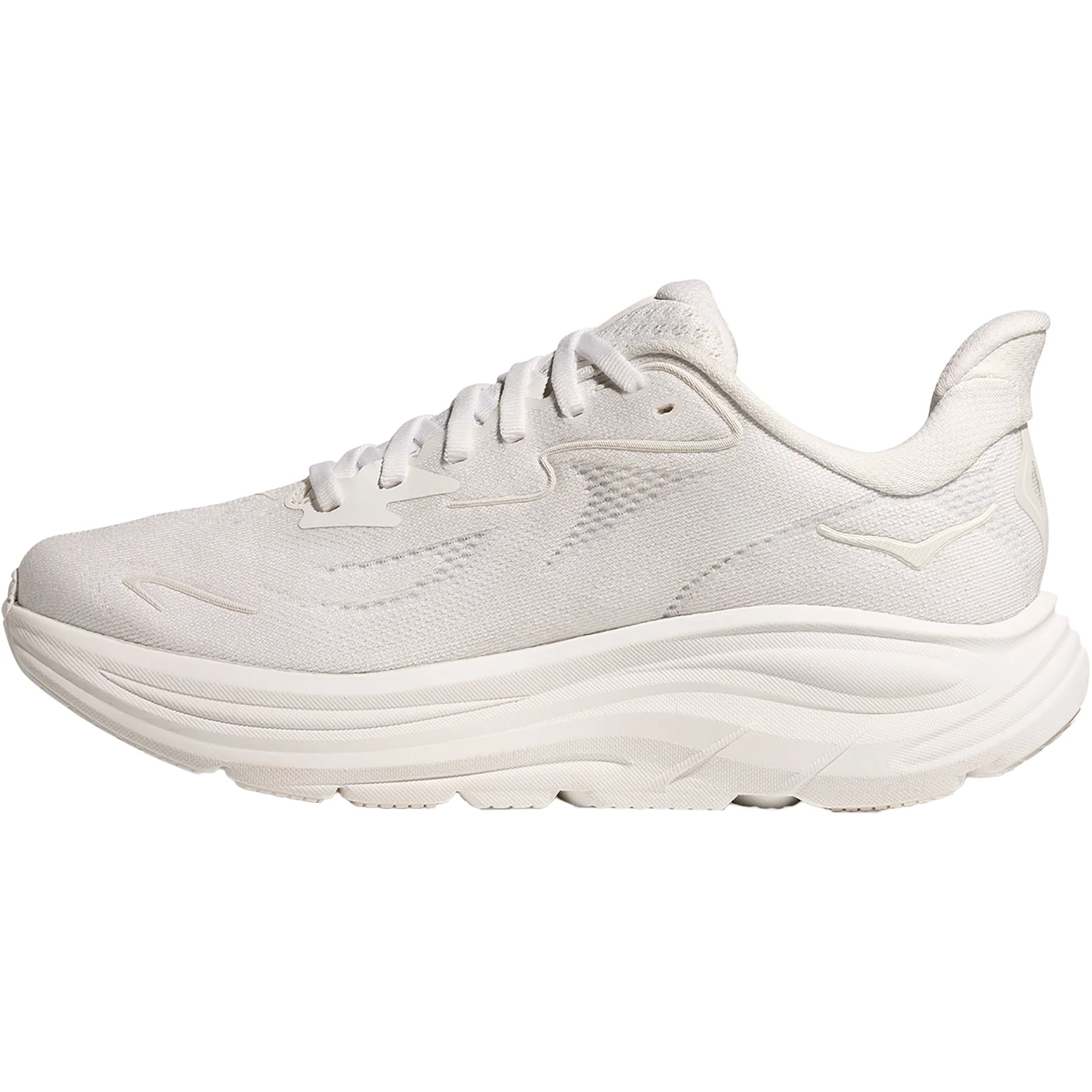 Hoka Clifton 10 (Neutral Support) Women's Athletic Shoes White/White - Image 3