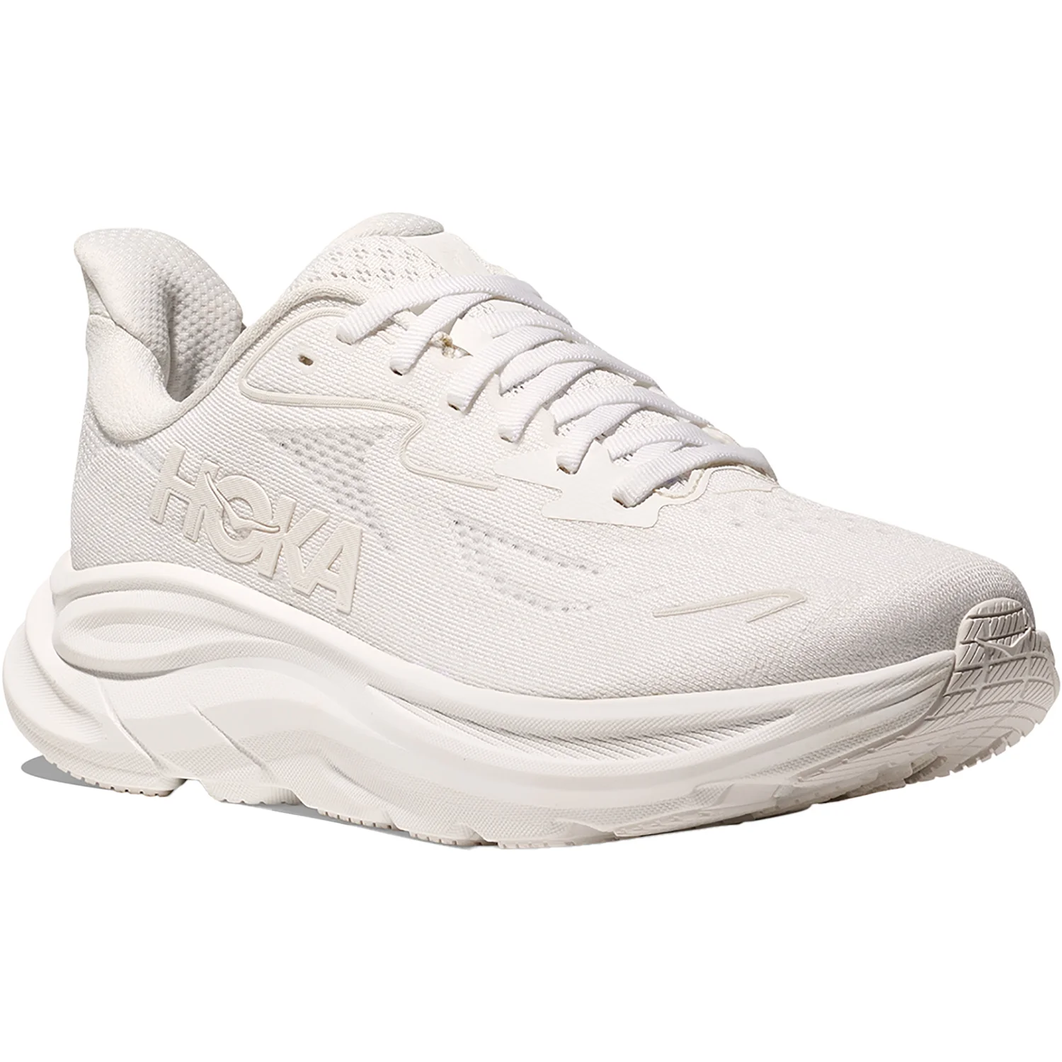 Hoka Clifton 10 (Neutral Support) Women's Athletic Shoes White/White - Image 5