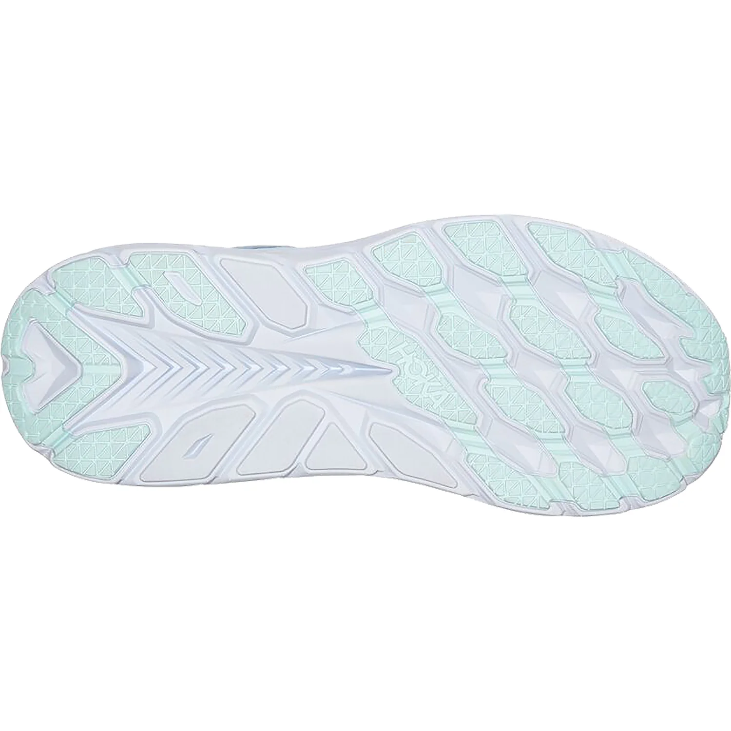 Hoka Clifton 8 Women's Training Shoes Blue Fog/Plein Air Mesh - Image 4