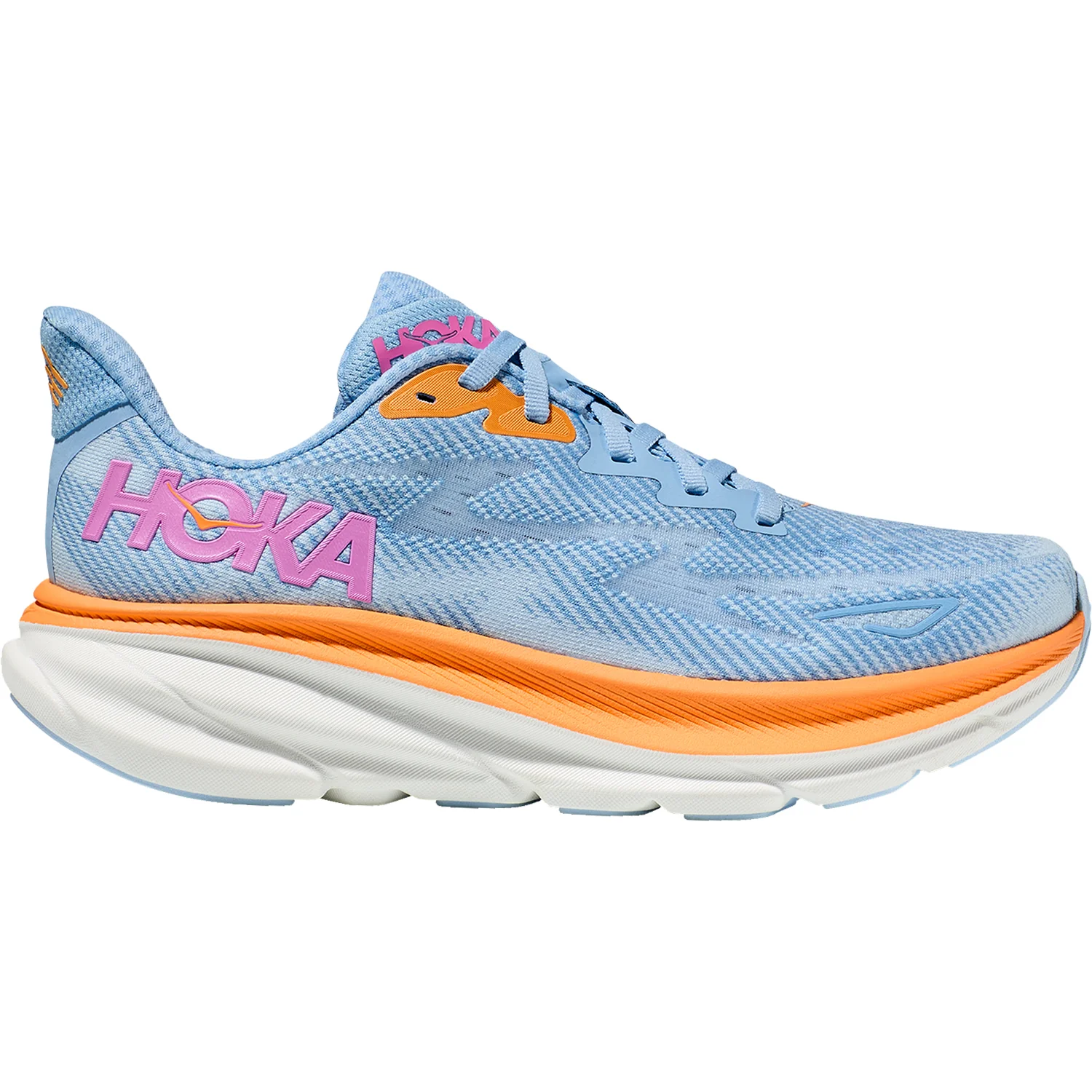 Hoka Clifton 9 (Neutral Support) Women's Road Running Shoes Airy Blue/Ice Water Mesh