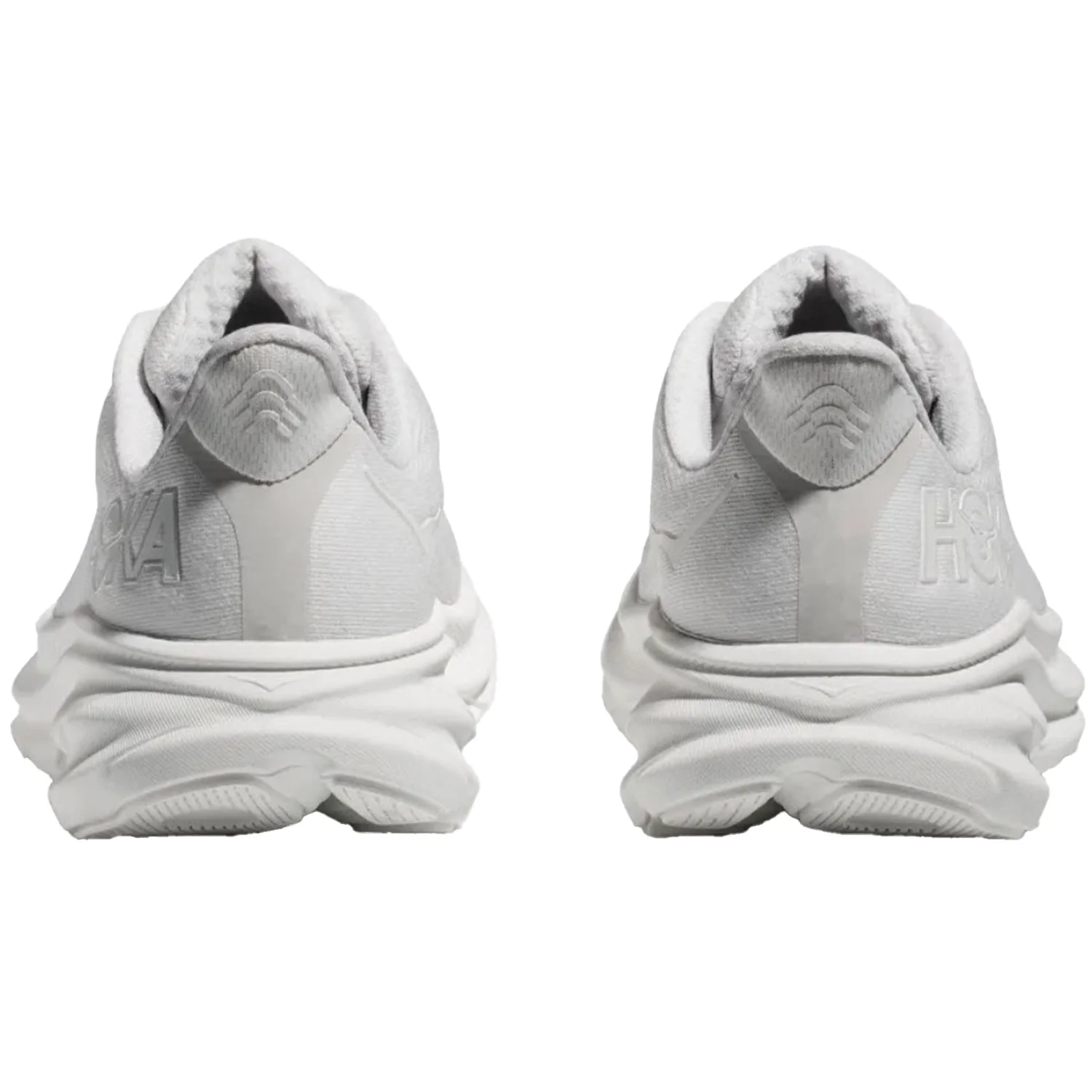 Hoka Clifton 9 (Neutral Support) Women's Road Running Shoes White/White Mesh - Image 3
