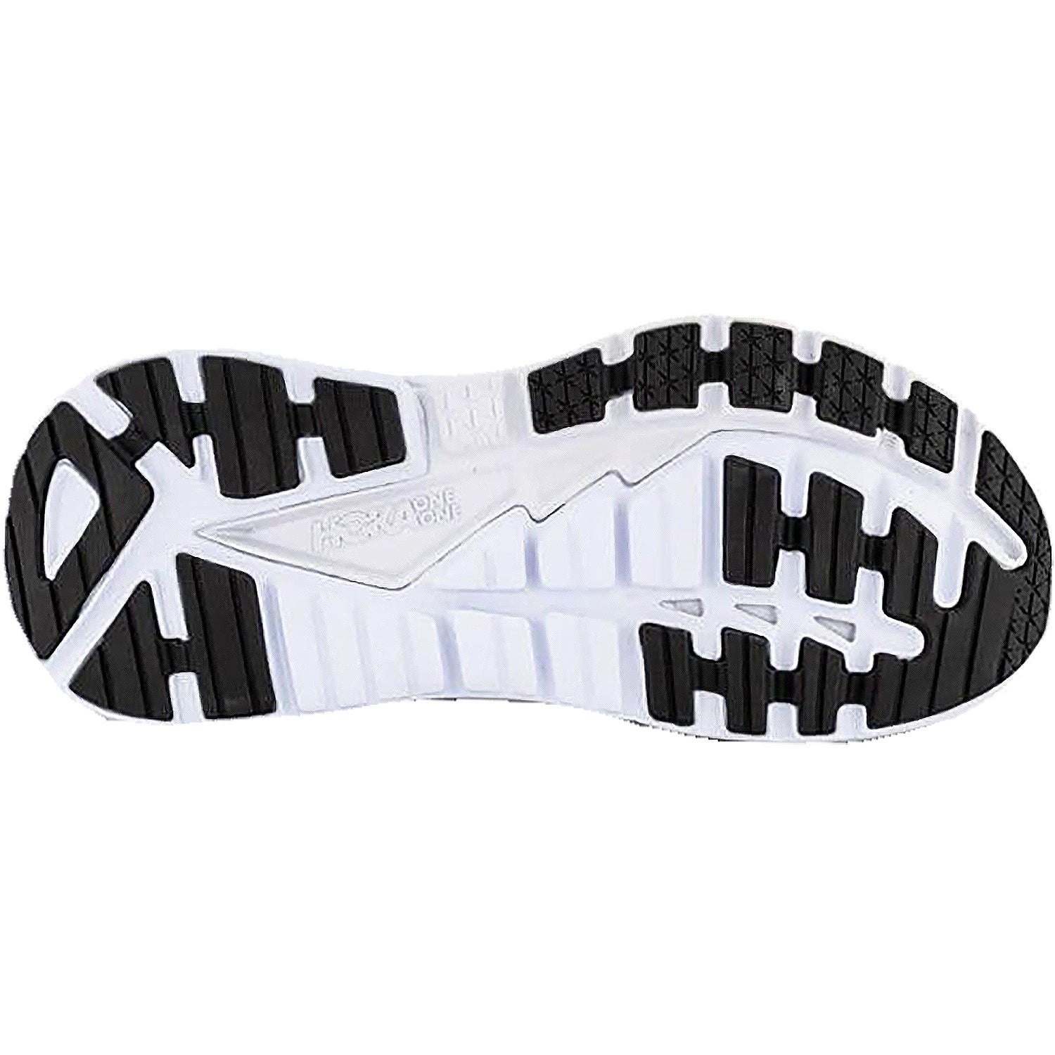 Hoka Gaviota 4 Women's Road Running Shoes Black/White Mesh - Image 4