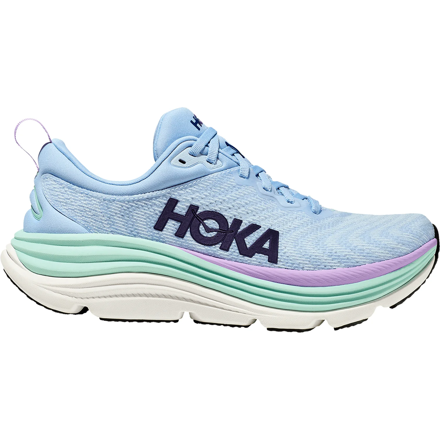 Hoka Gaviota 5 (Stability Support) Women's Running Shoes Airy Blue/Sunlit Ocean Mesh