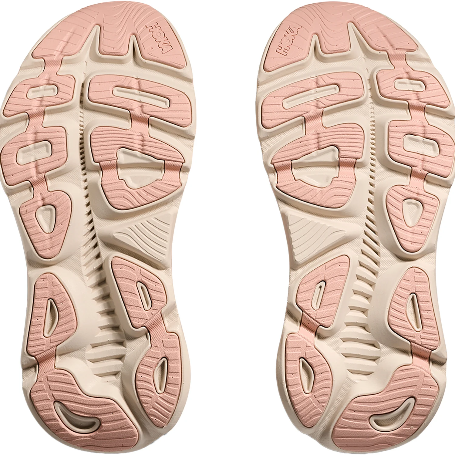 Hoka Gaviota 5 (Stability Support) Women's Athletic Shoes Rose Latte/Rose Cream - Image 4