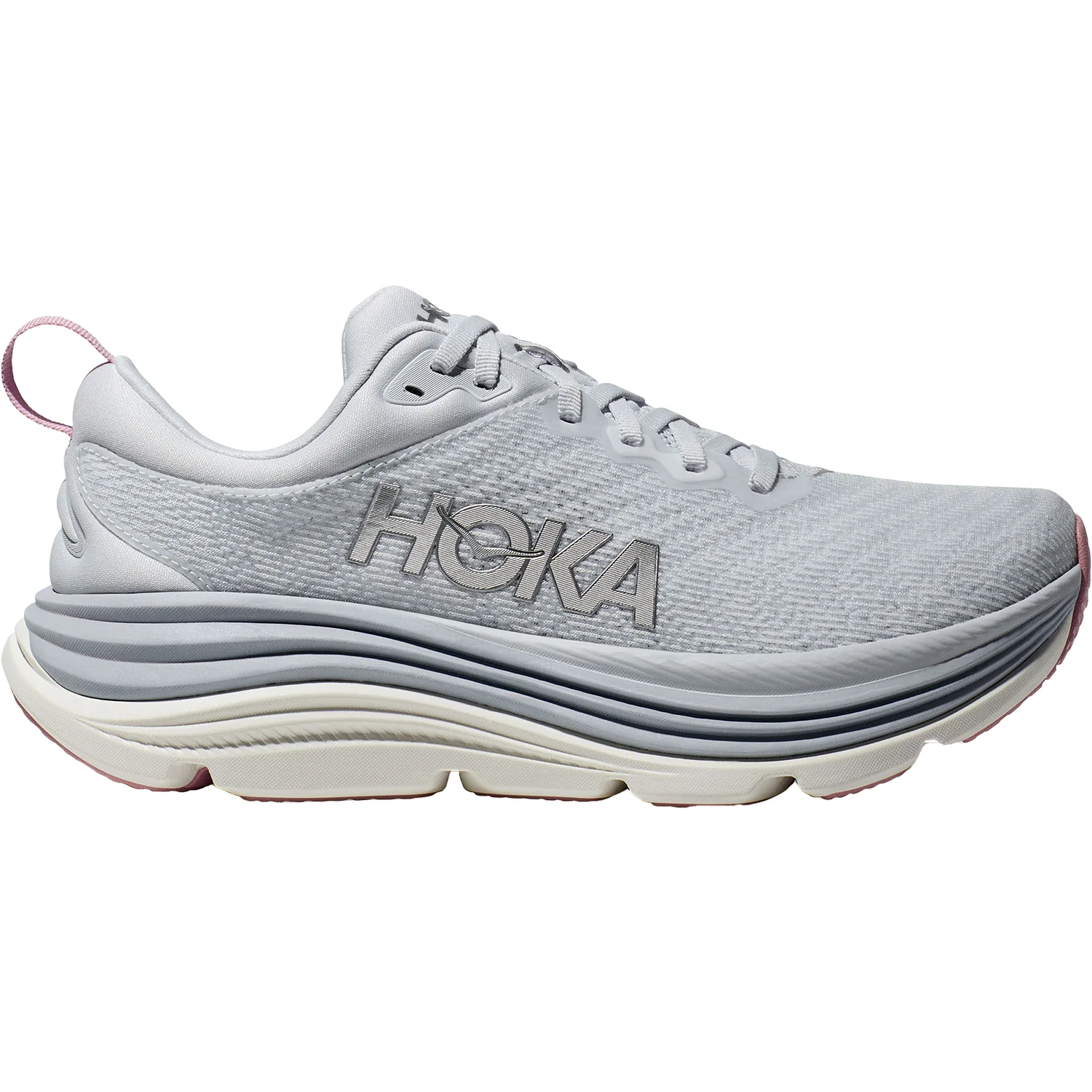 Hoka Gaviota 5 (Stability Support) Women's Running Shoes Sea Ice/Pink Twilight Mesh