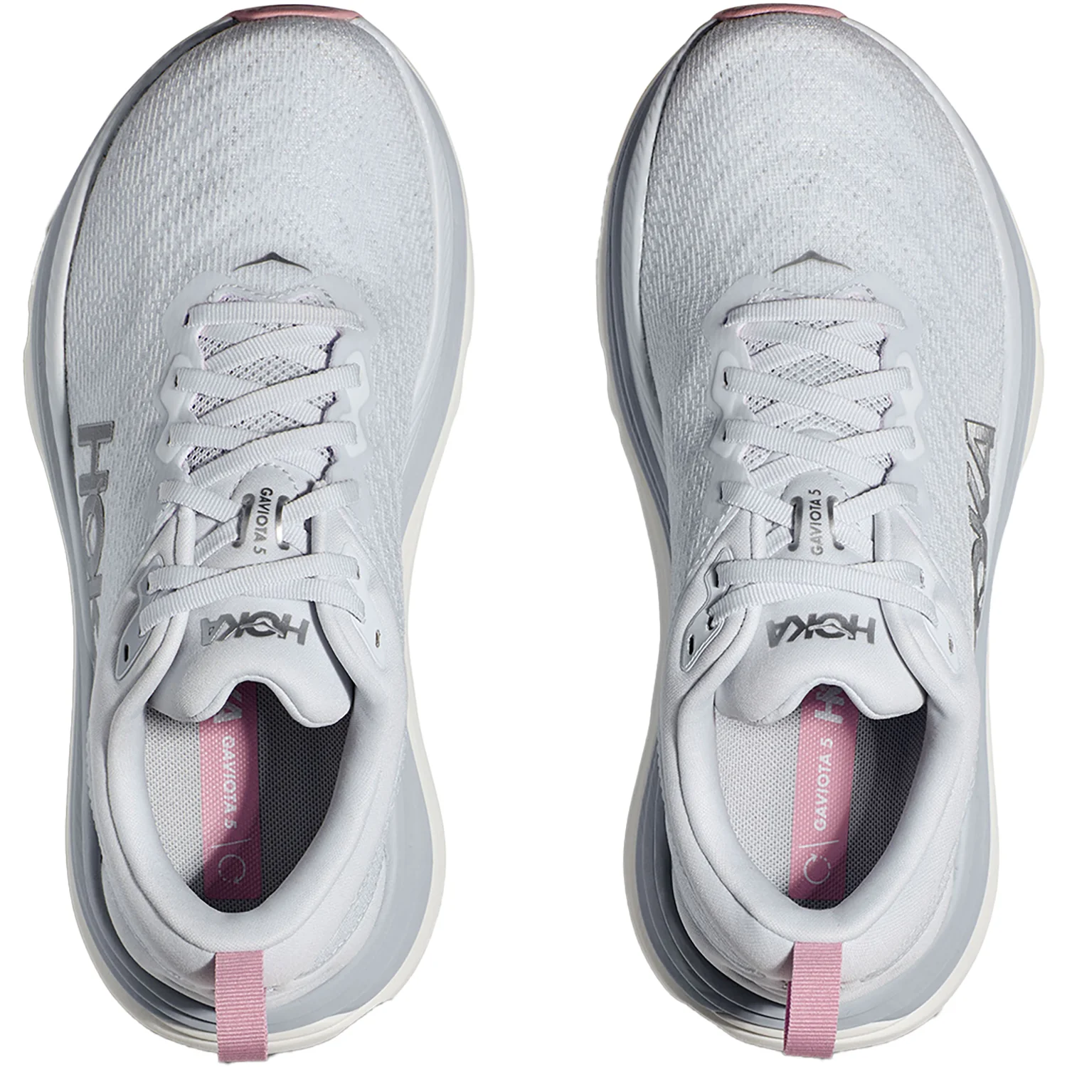 Hoka Gaviota 5 (Stability Support) Women's Running Shoes Sea Ice/Pink Twilight Mesh - Image 2
