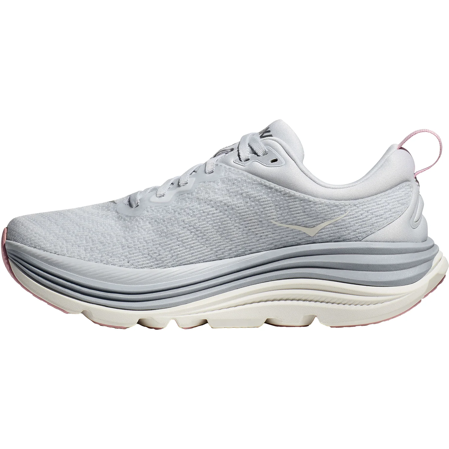 Hoka Gaviota 5 (Stability Support) Women's Running Shoes Sea Ice/Pink Twilight Mesh - Image 3