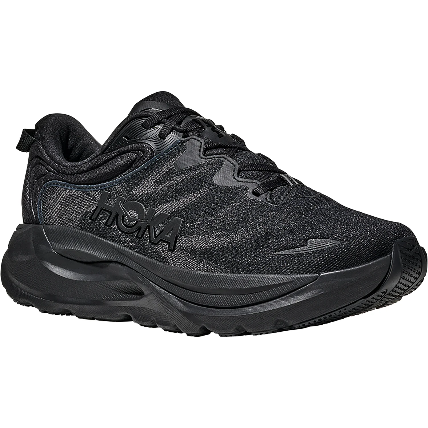 Hoka Gaviota 6 (Stability Support) Women's Athletic Shoes Black/Black - Image 5