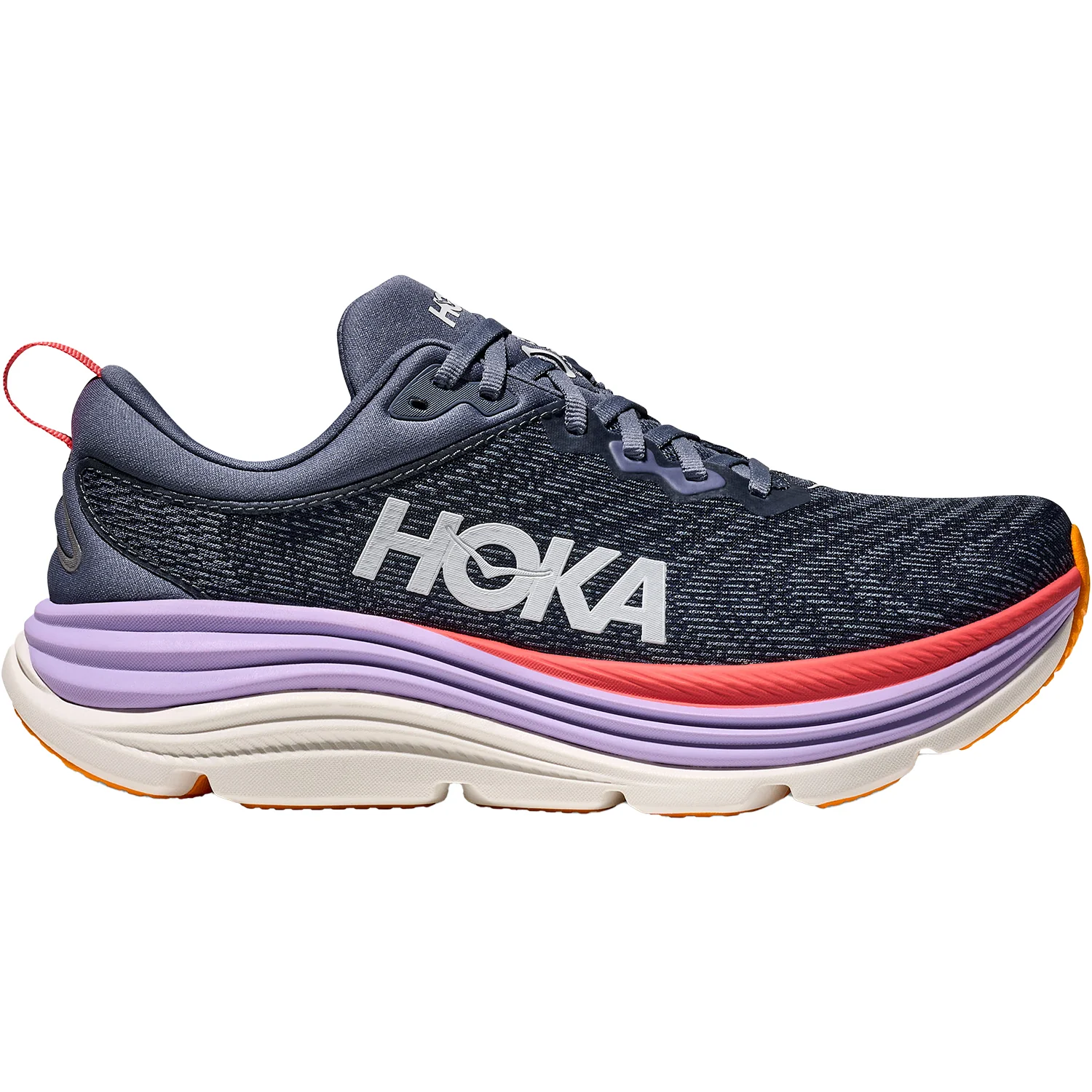 HOKA Gaviota 5 (Stability Support) Women's Athletic Shoes Anchor/Grapefruit