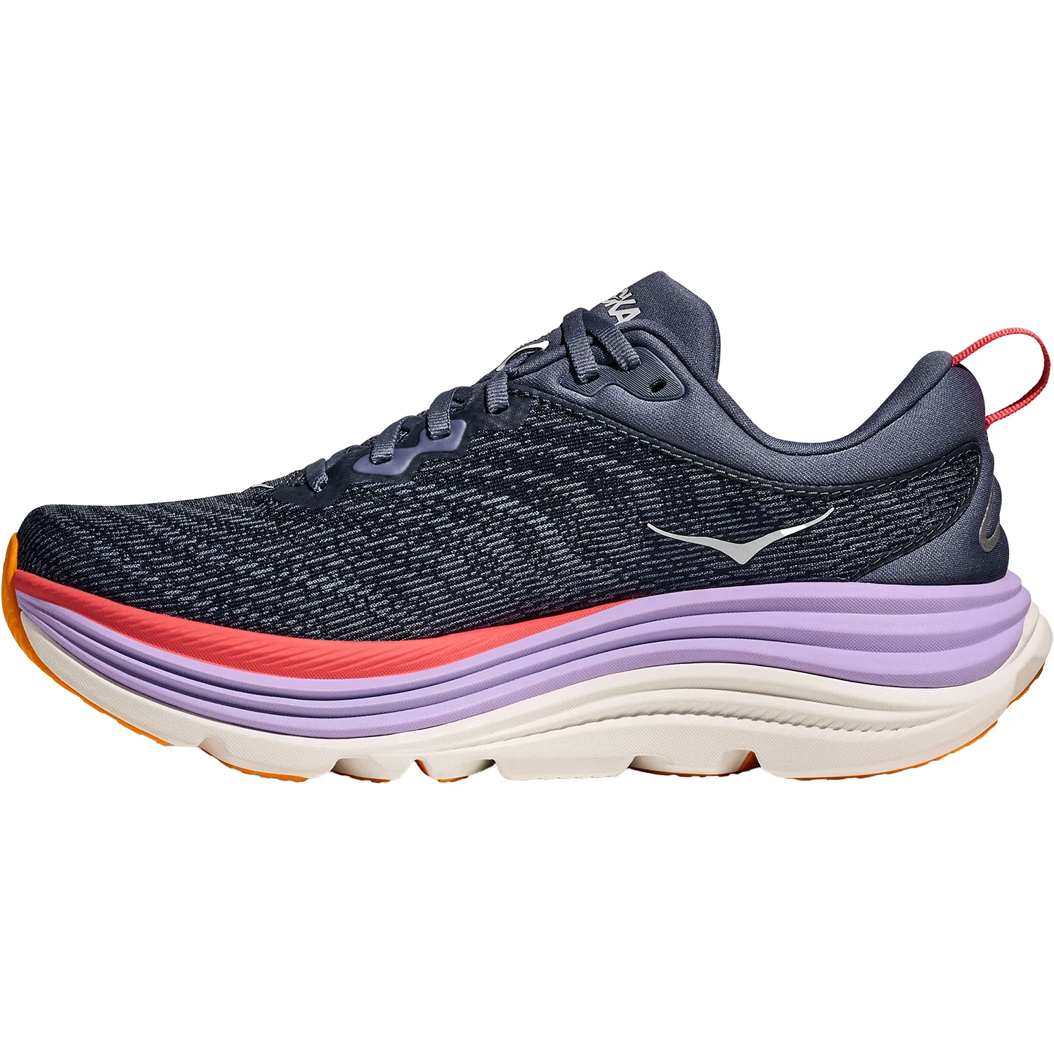 HOKA Gaviota 5 (Stability Support) Women's Athletic Shoes Anchor/Grapefruit - Image 3