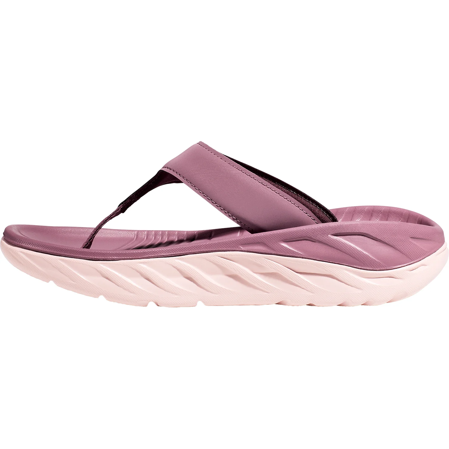 Hoka Ora Recovery Flip Women's Sandals Wistful Mauve/Peach Fabric - Image 3