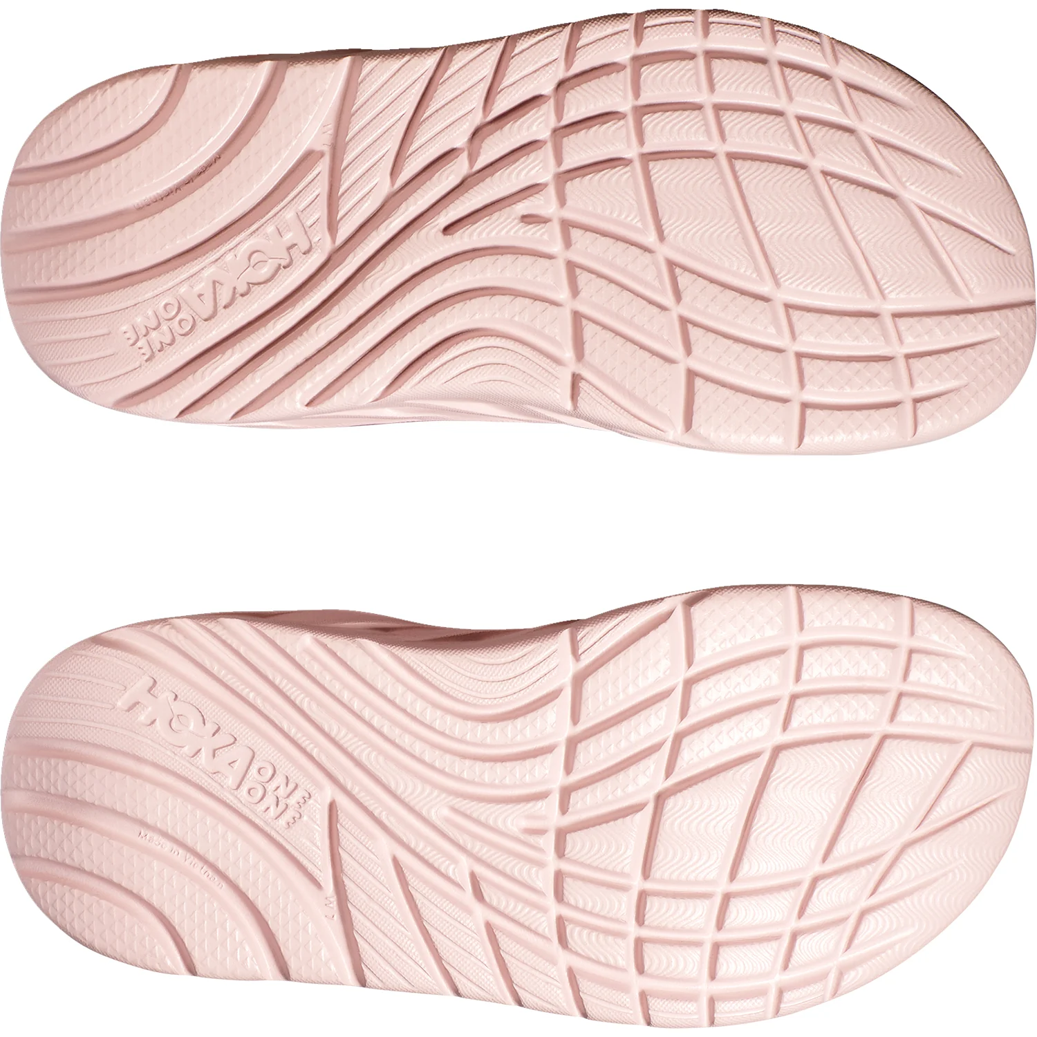 Hoka Ora Recovery Flip Women's Sandals Wistful Mauve/Peach Fabric - Image 4