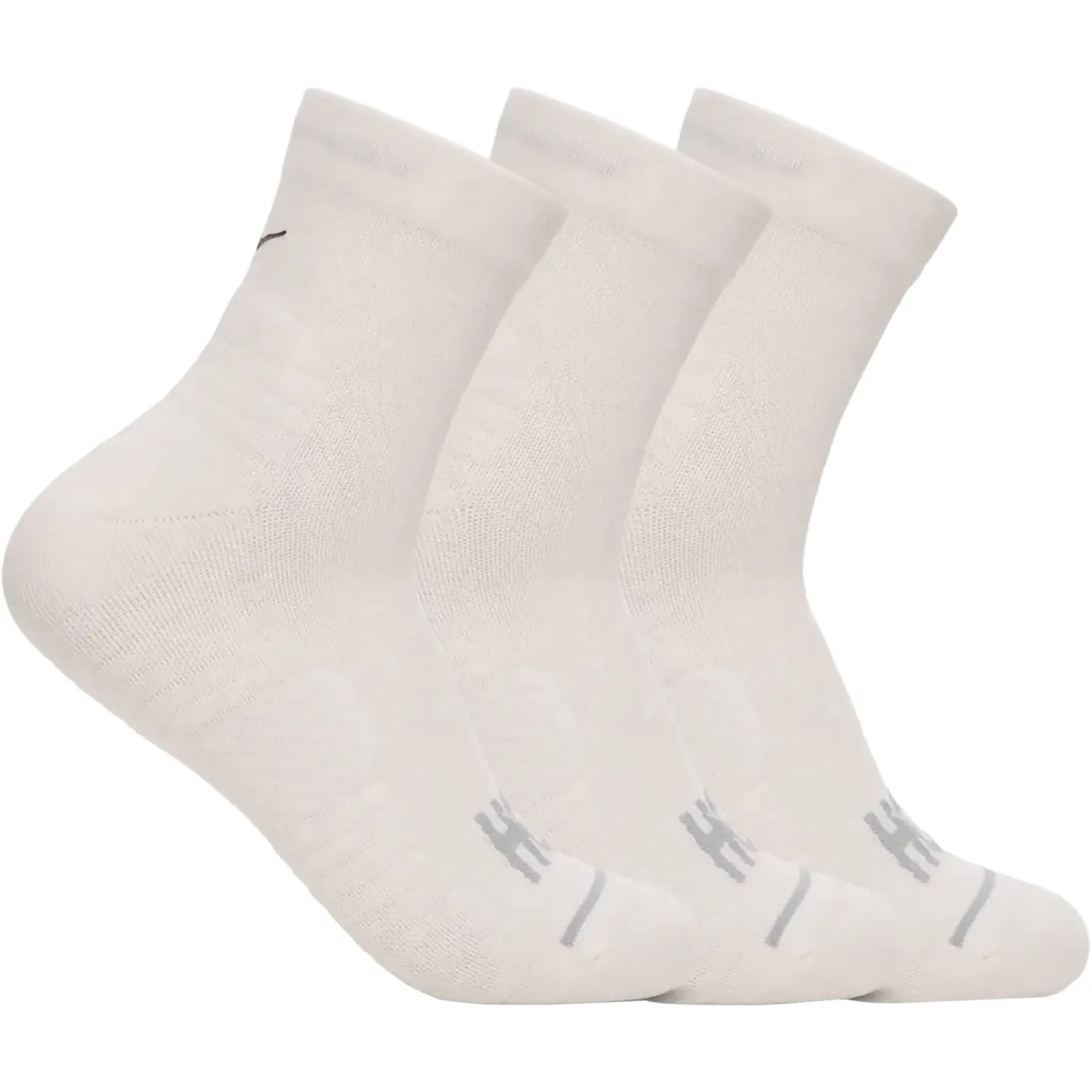 Hoka Quarter Run 3-Pack Women's Socks White