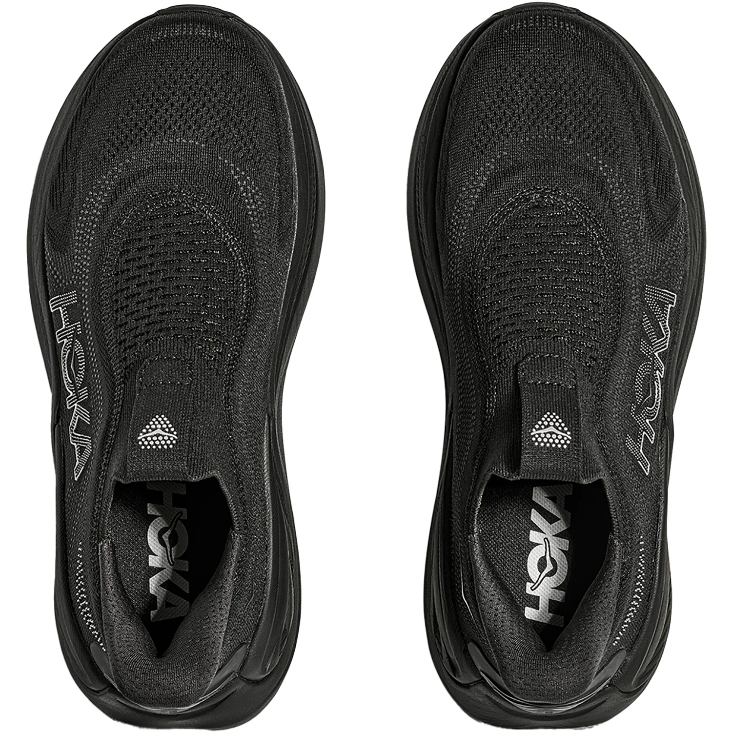 Hoka Skyward Laceless Women's Athletic Shoes Recovery Slip Ons Black/Black - Image 2