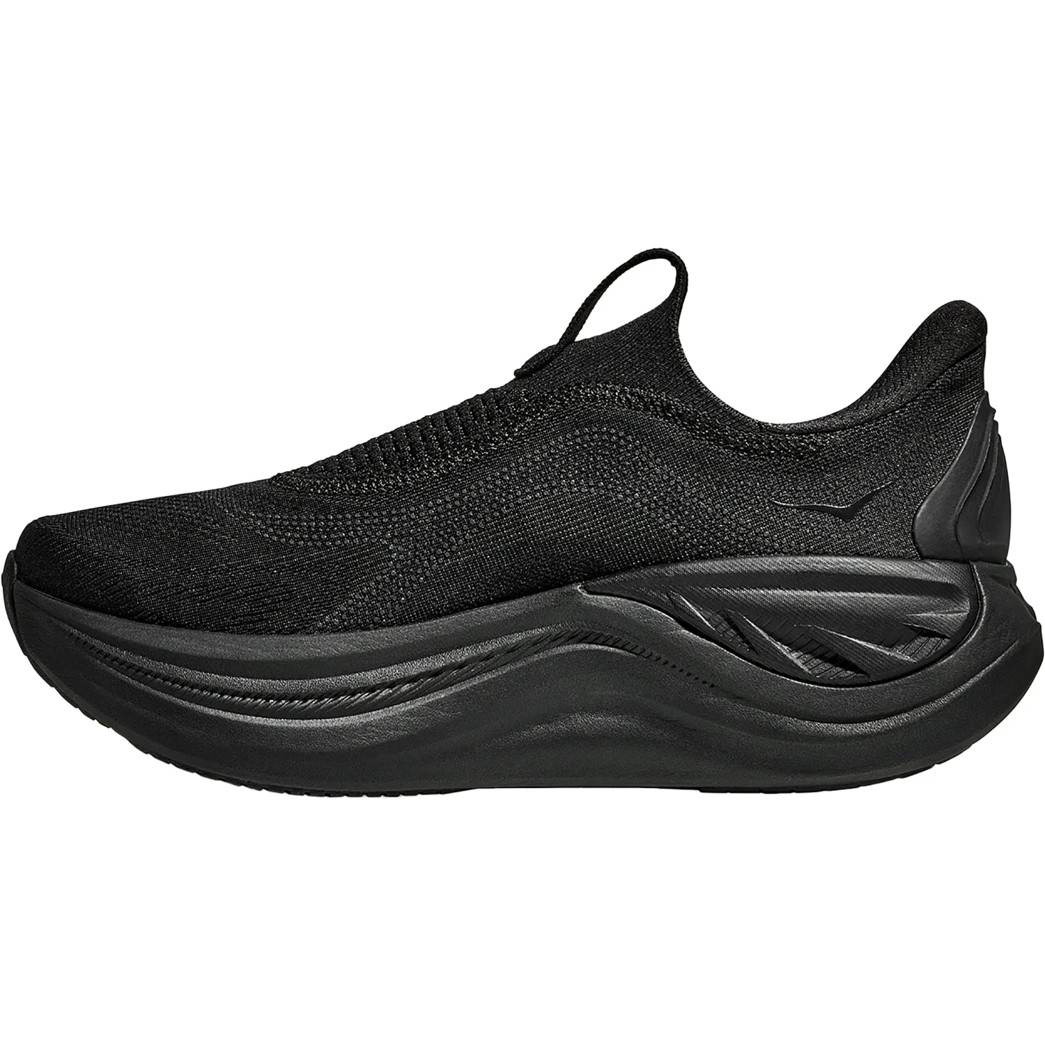 Hoka Skyward Laceless Women's Athletic Shoes Recovery Slip Ons Black/Black - Image 3