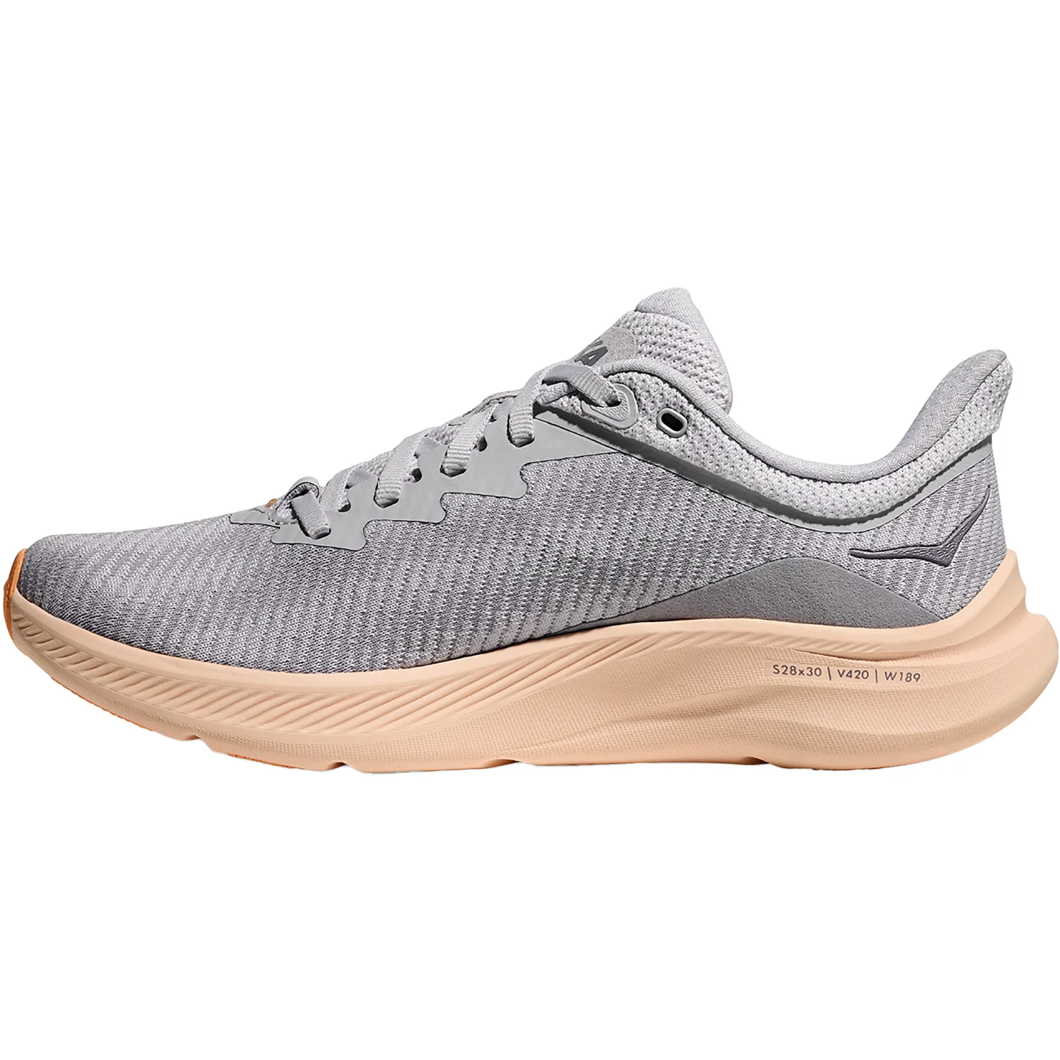 Hoka Solimar Women's Athletic Shoes Cosmic Grey/Tangerine Glow - Image 3