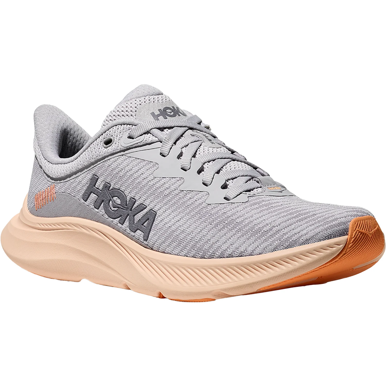Hoka Solimar Women's Athletic Shoes Cosmic Grey/Tangerine Glow - Image 5
